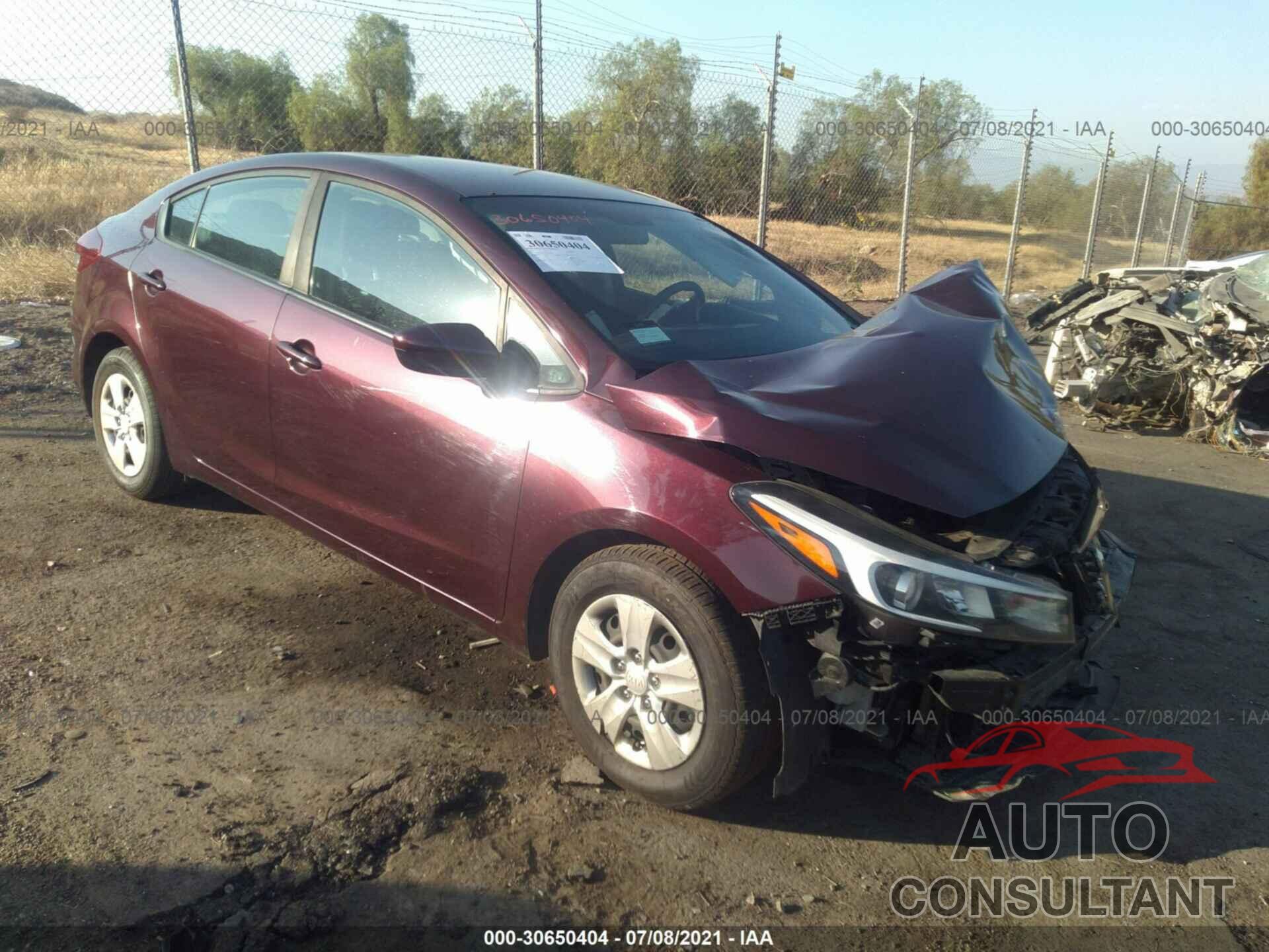 KIA FORTE 2017 - 3KPFK4A75HE043937