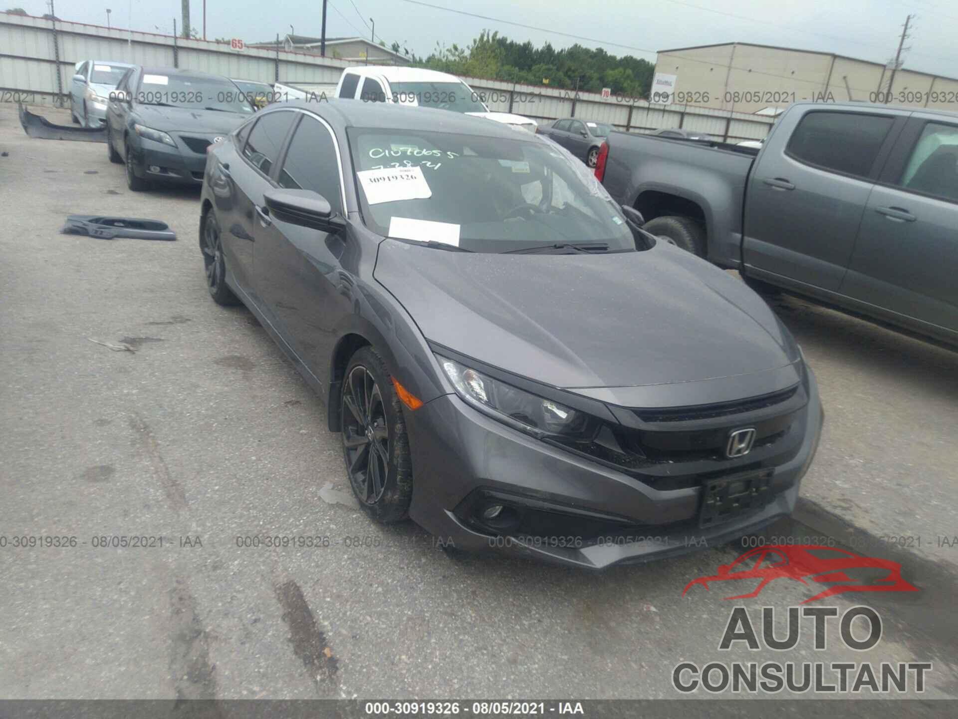 HONDA CIVIC SEDAN 2019 - 19XFC2F84KE029845