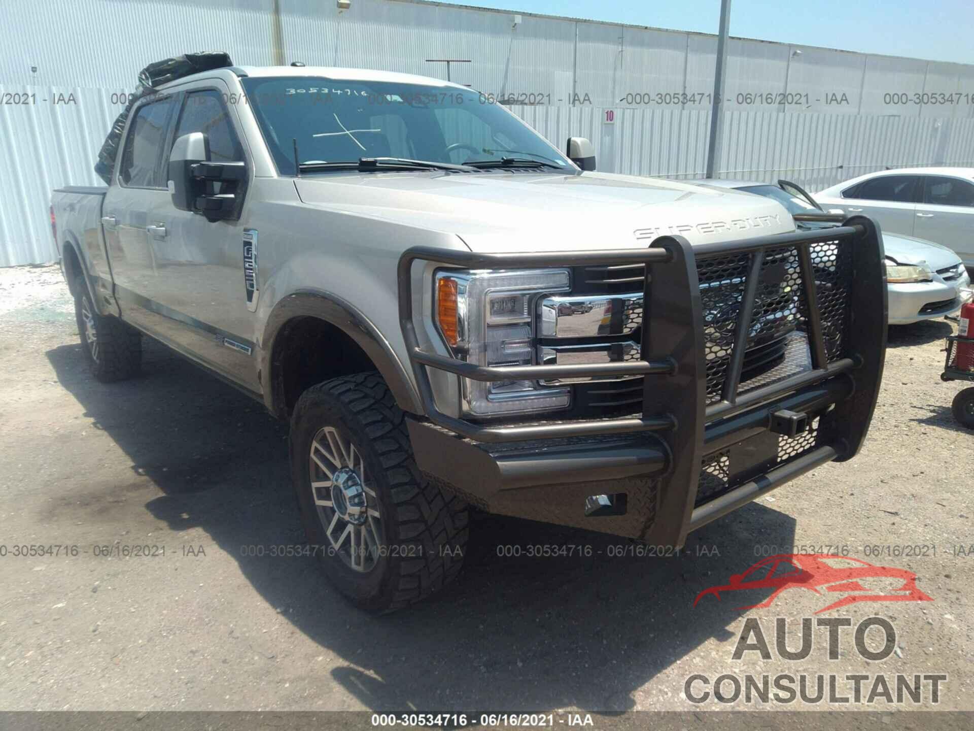 FORD SUPER DUTY F-250 SRW 2017 - 1FT7W2BT0HEE44624