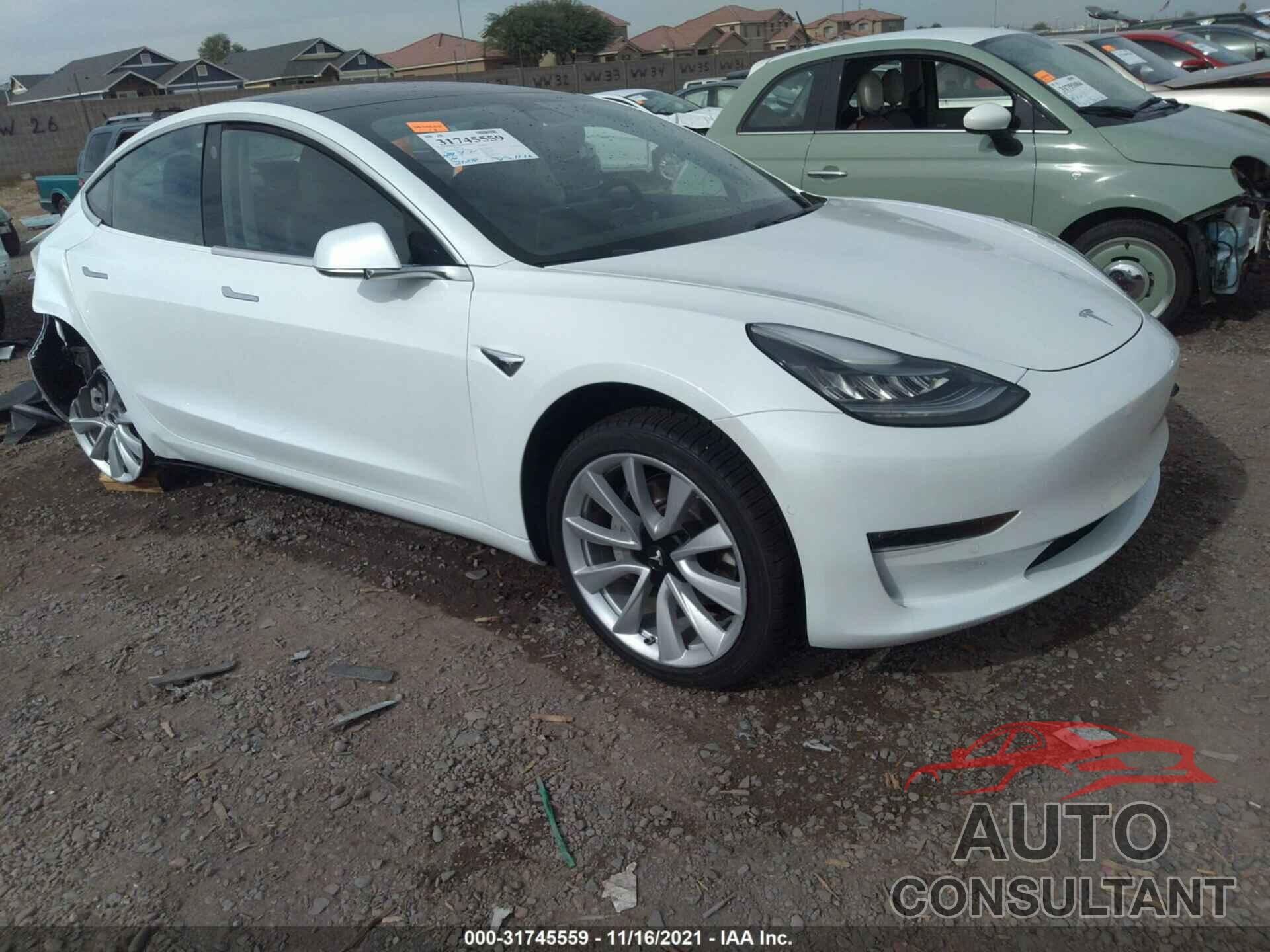 TESLA MODEL 3 2018 - 5YJ3E1EA7JF011294