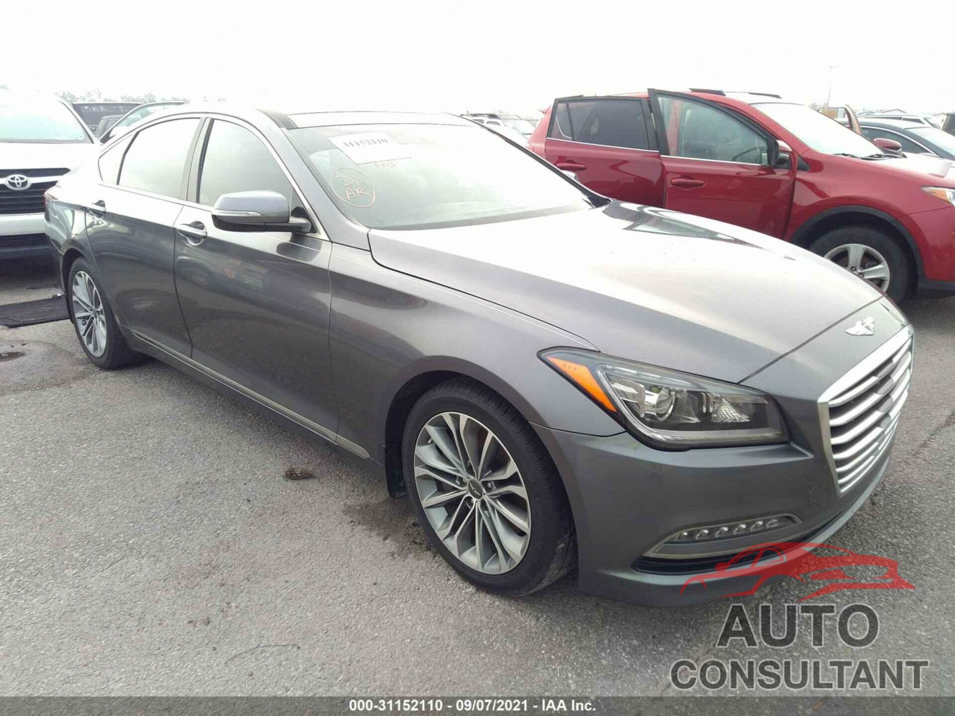 HYUNDAI GENESIS 2016 - KMHGN4JE7GU126436