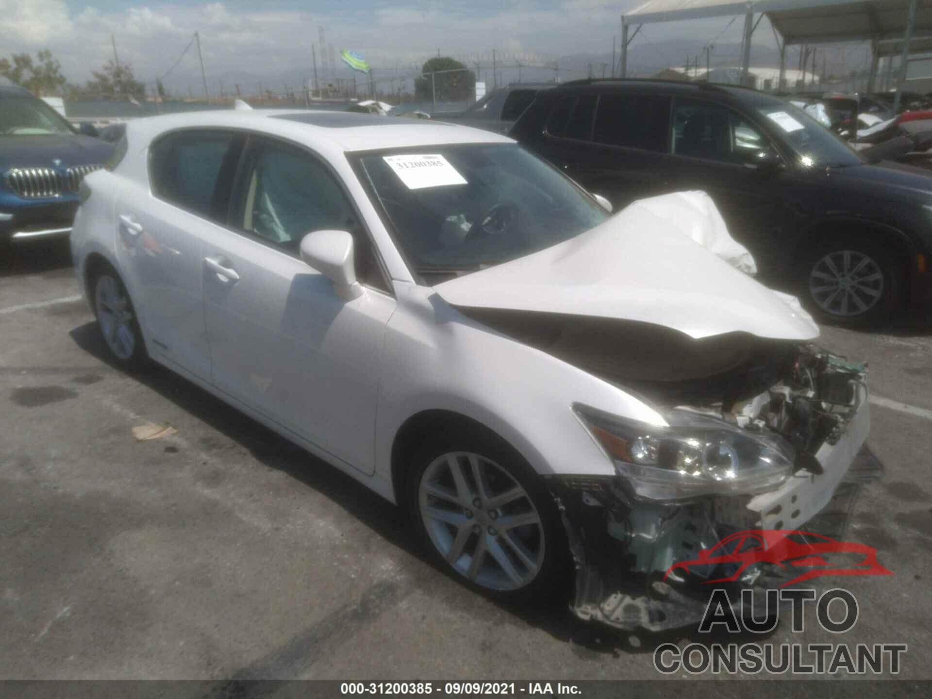 LEXUS CT 200H 2016 - JTHKD5BH5G2265359
