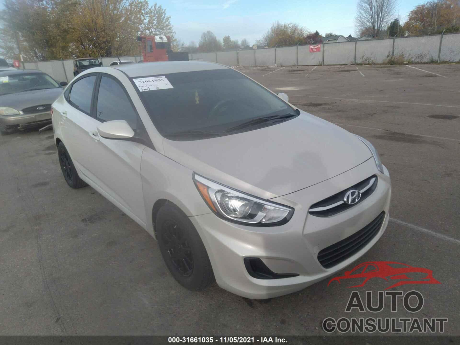HYUNDAI ACCENT 2016 - KMHCT4AE4GU114247