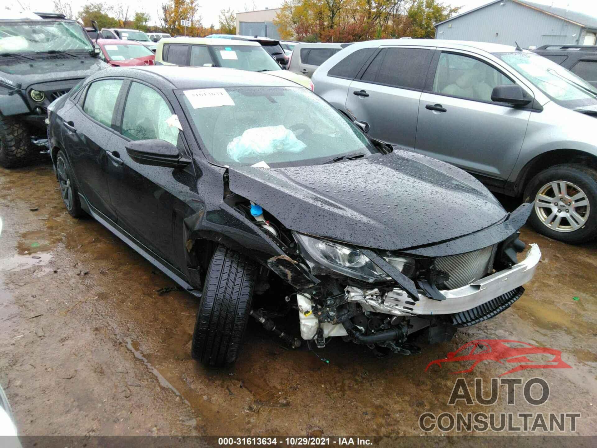 HONDA CIVIC HATCHBACK 2018 - SHHFK7H42JU205034