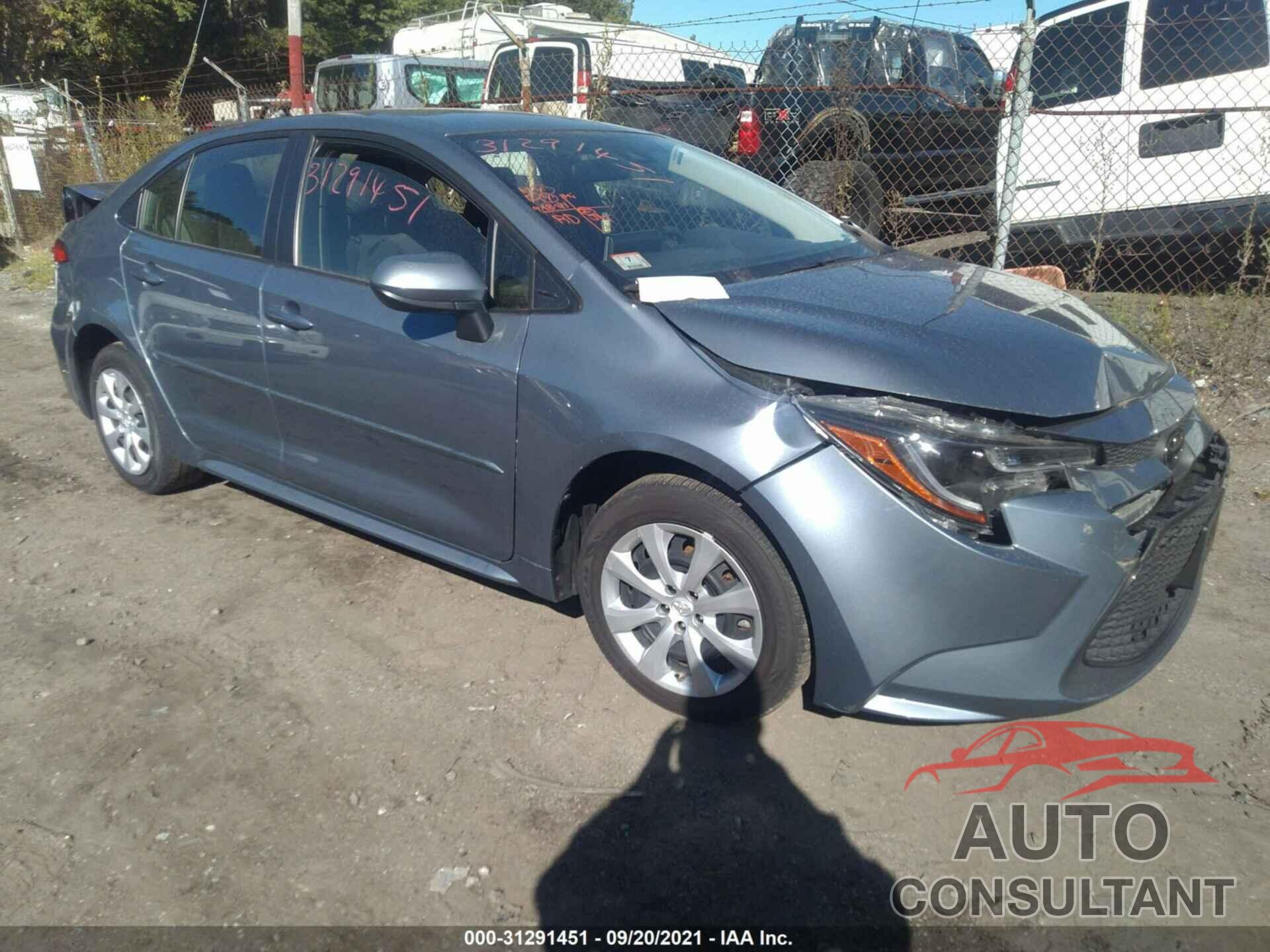 TOYOTA COROLLA 2020 - JTDEPRAEXLJ087775