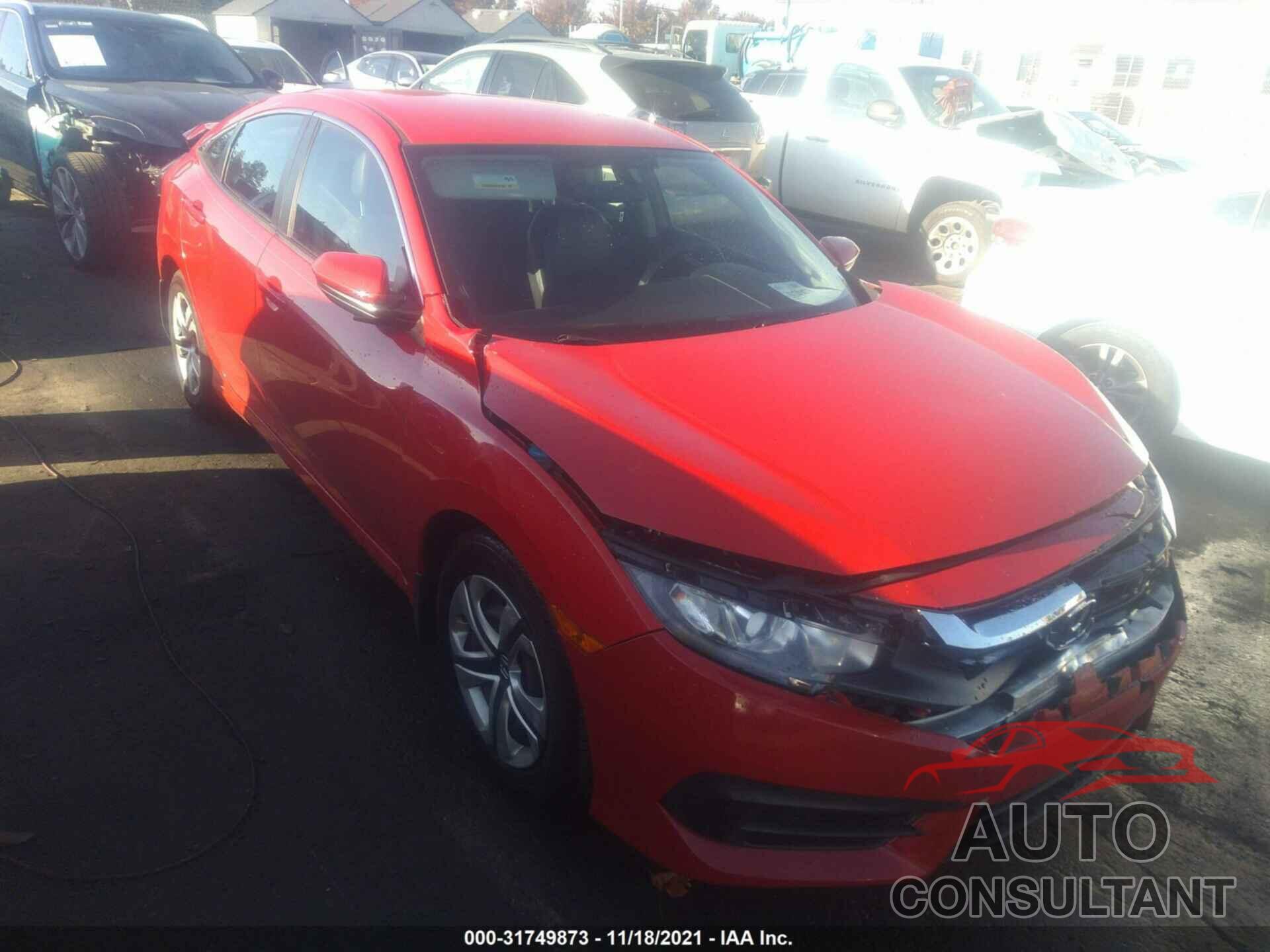 HONDA CIVIC SEDAN 2016 - 2HGFC2F51GH568734