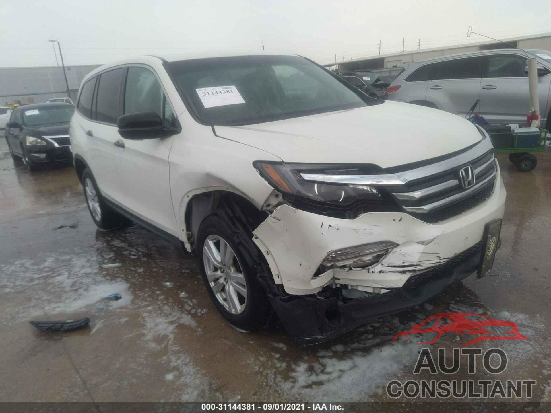 HONDA PILOT 2016 - 5FNYF6H12GB109296