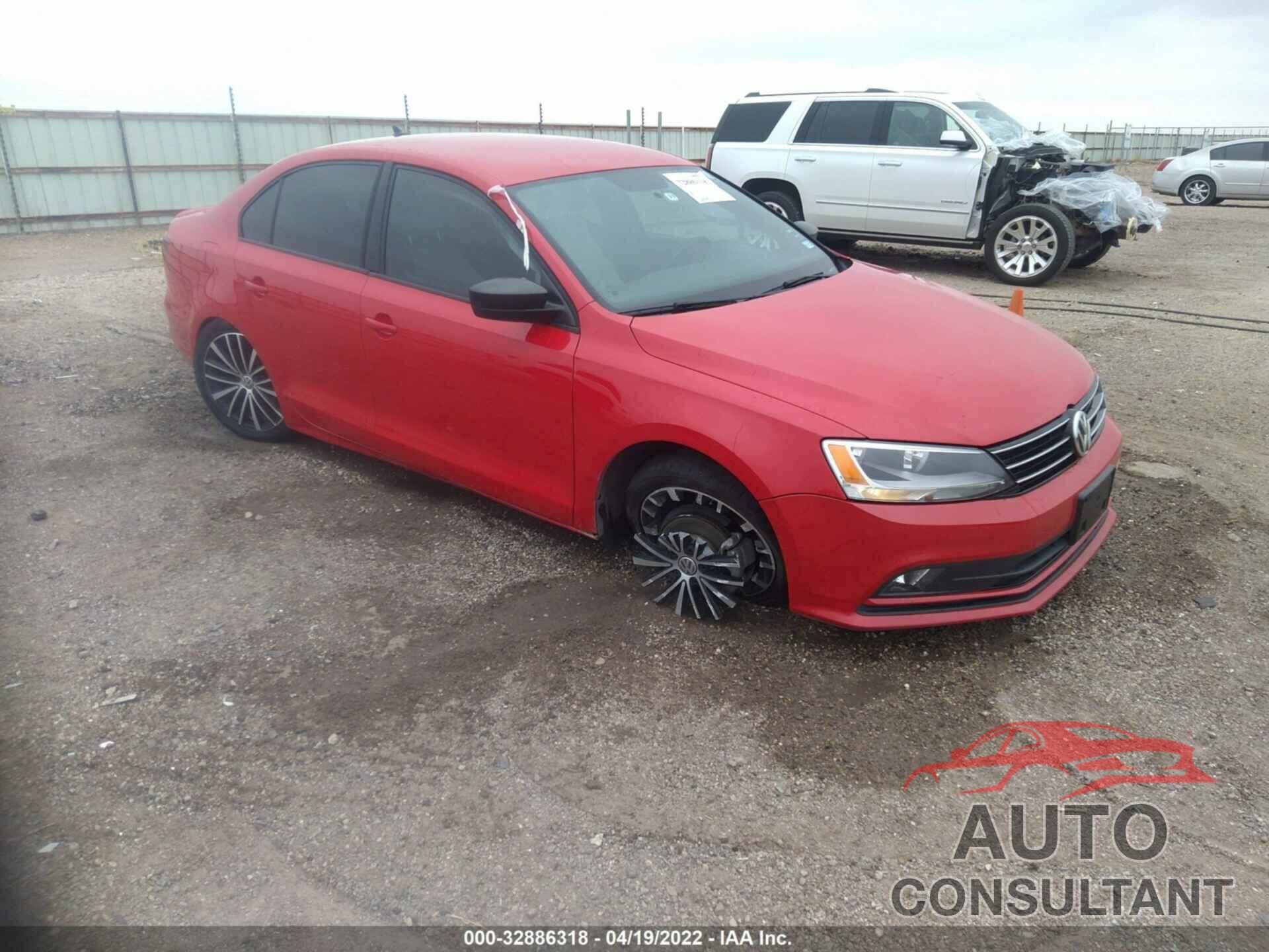 VOLKSWAGEN JETTA SEDAN 2016 - 3VWD17AJ1GM320852