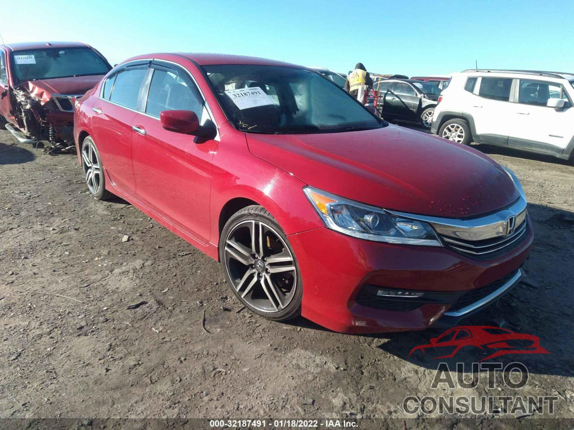 HONDA ACCORD SEDAN 2017 - 1HGCR2F54HA114771