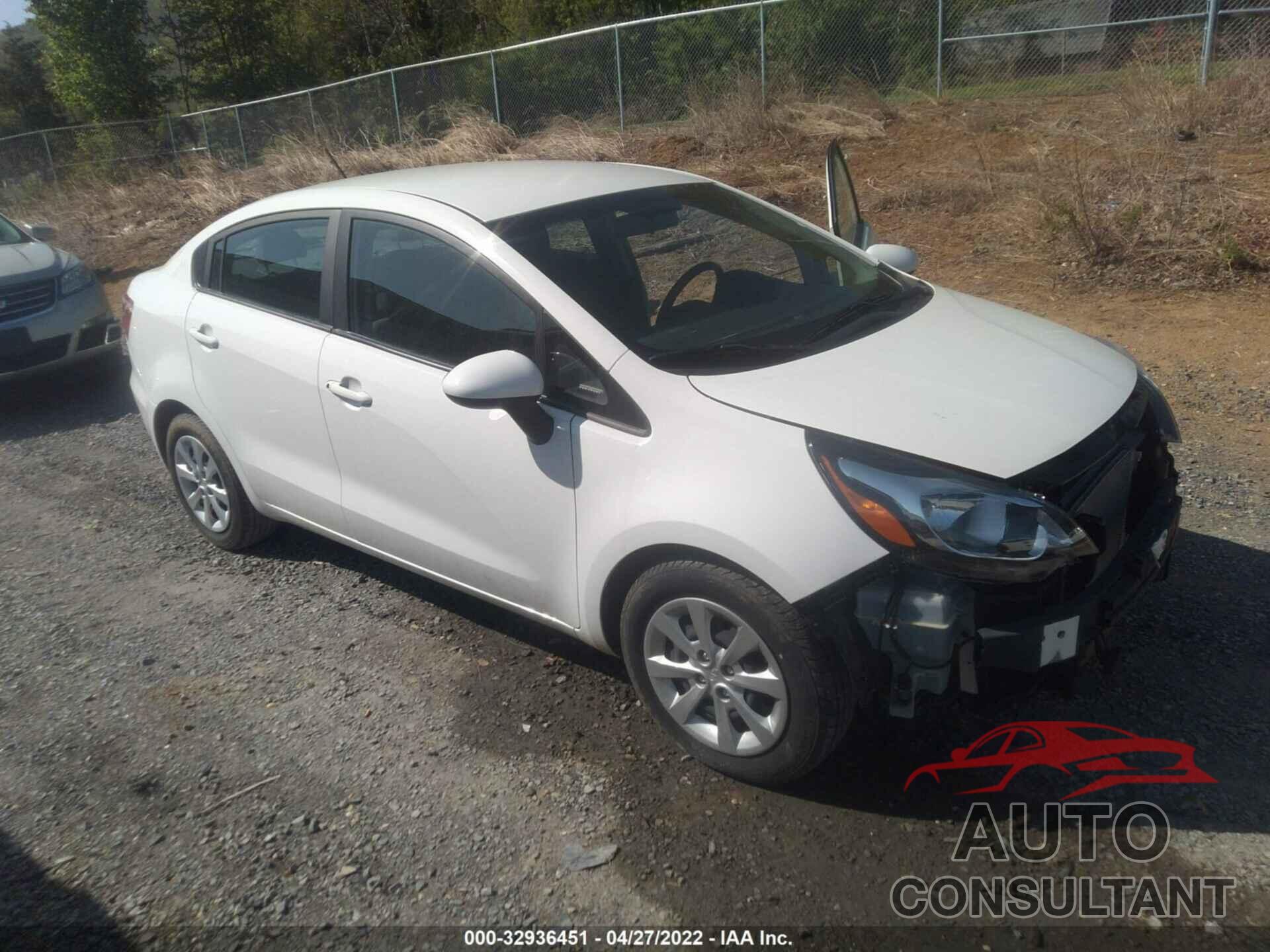 KIA RIO 2017 - KNADM4A34H6049231