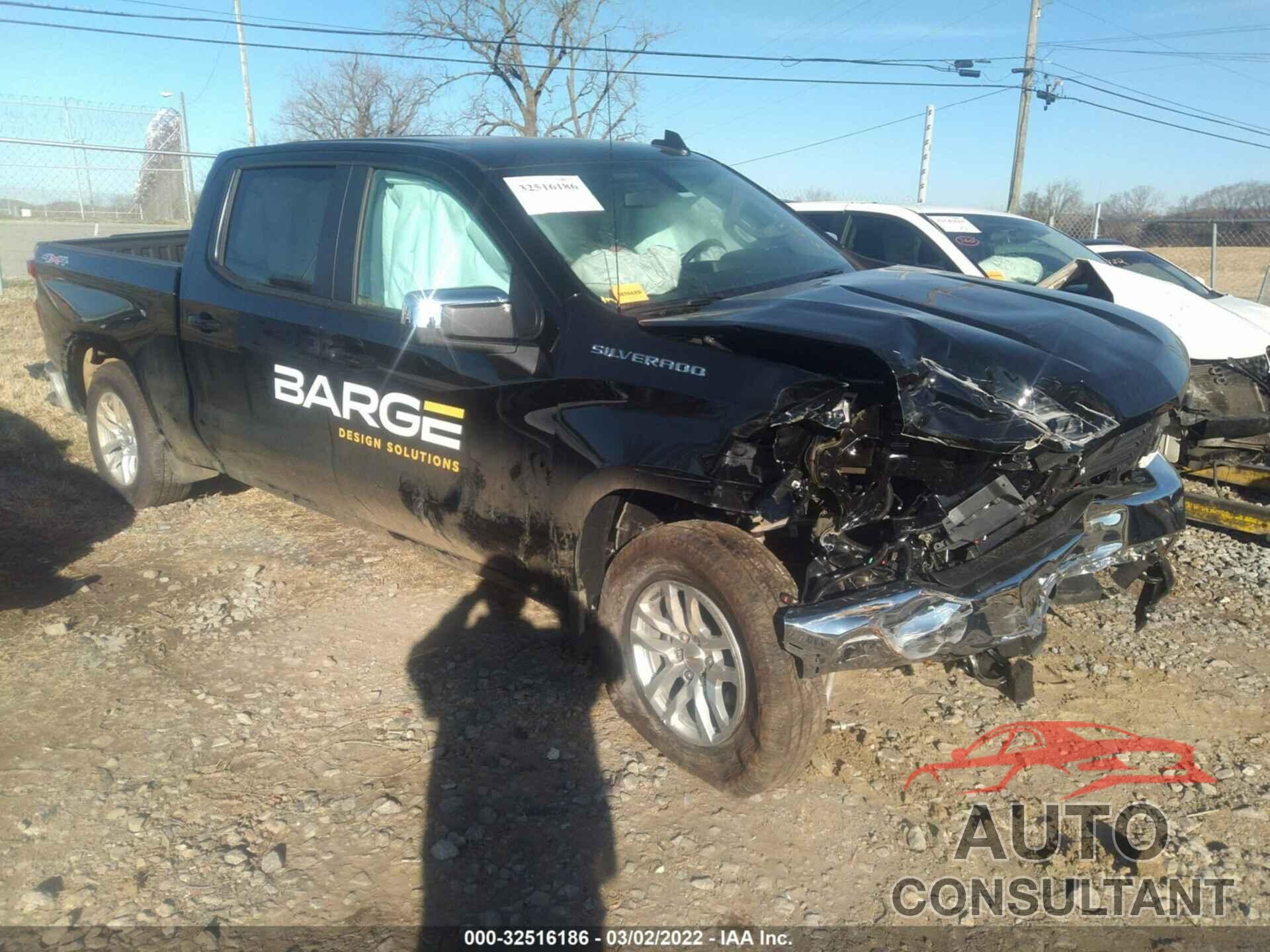 CHEVROLET SILVERADO 1500 2021 - 1GCPYJEK0MZ434735