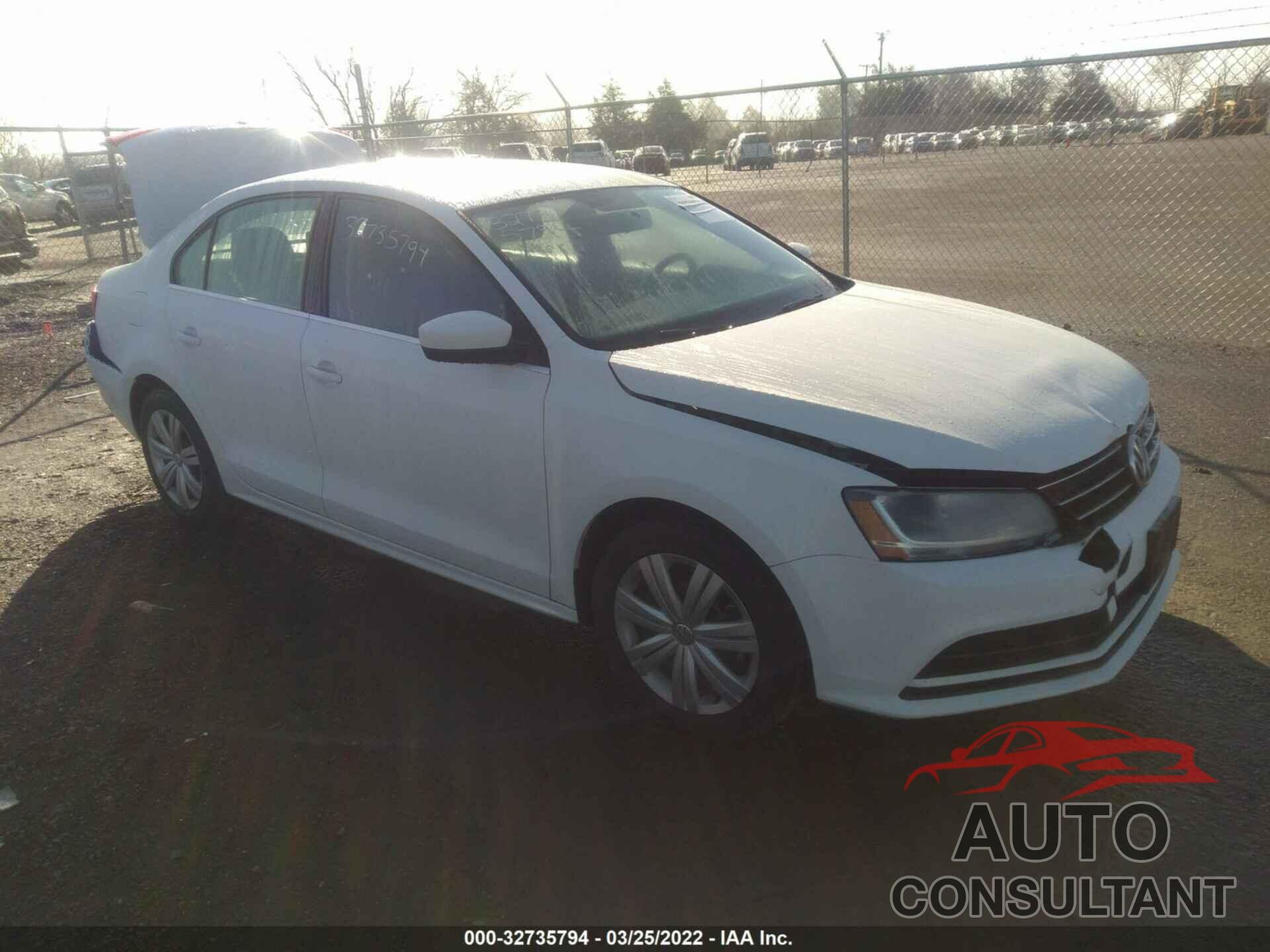 VOLKSWAGEN JETTA 2017 - 3VW2B7AJ0HM262304