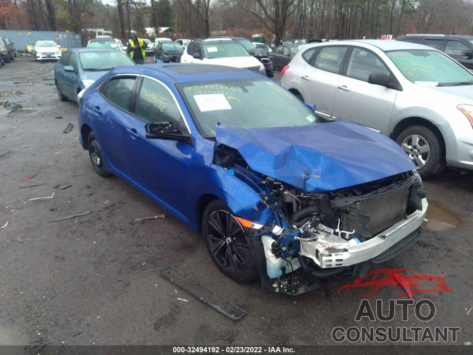HONDA CIVIC HATCHBACK 2018 - SHHFK7H53JU400181