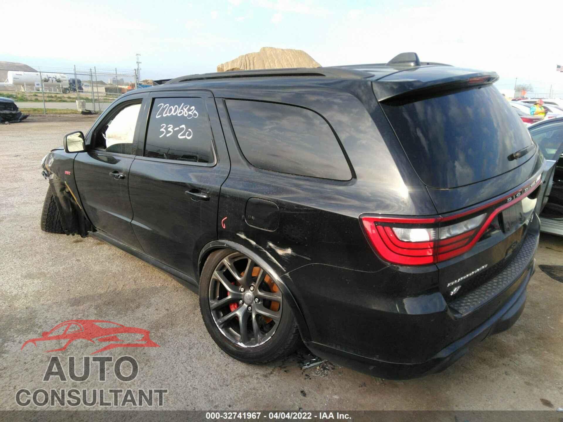 DODGE DURANGO 2019 - 1C4SDJGJ1KC738151