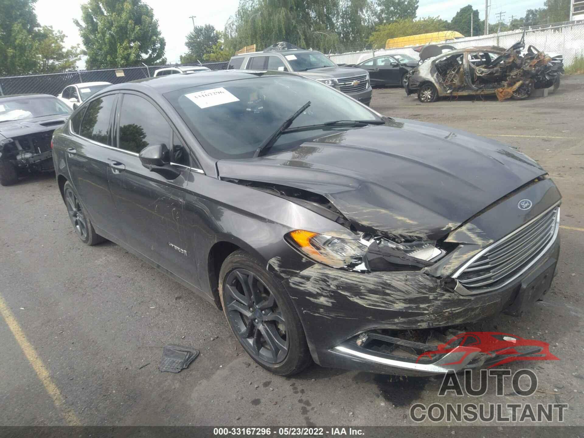 FORD FUSION HYBRID 2018 - 3FA6P0LUXJR155733