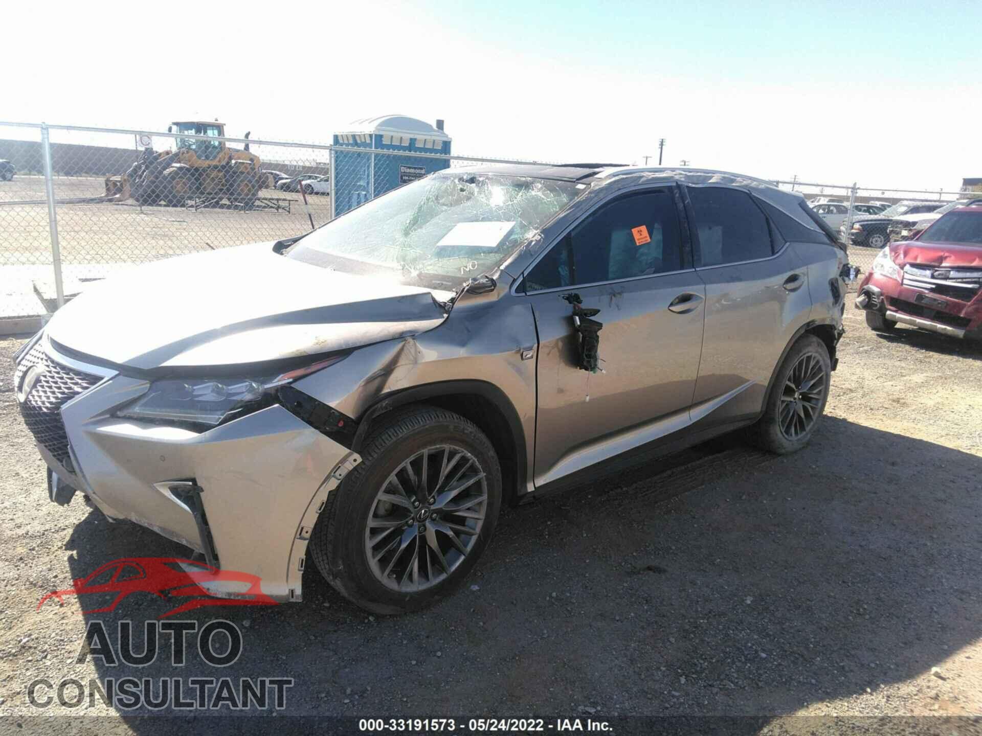 LEXUS RX 2017 - 2T2BZMCA6HC128587