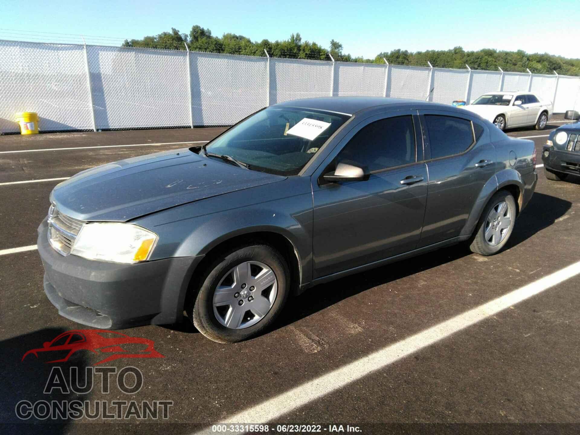 DODGE AVENGER 2010 - 1B3CC4FB3AN117615