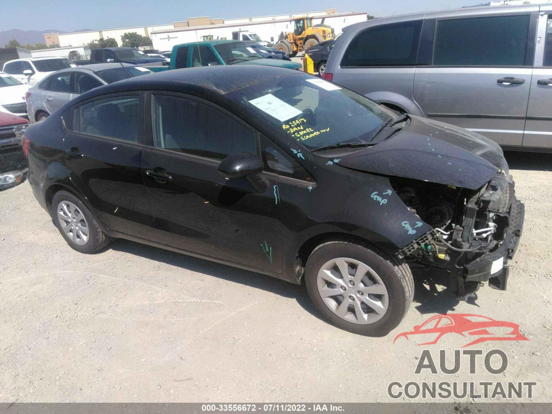 KIA RIO 2017 - KNADM4A38H6036790