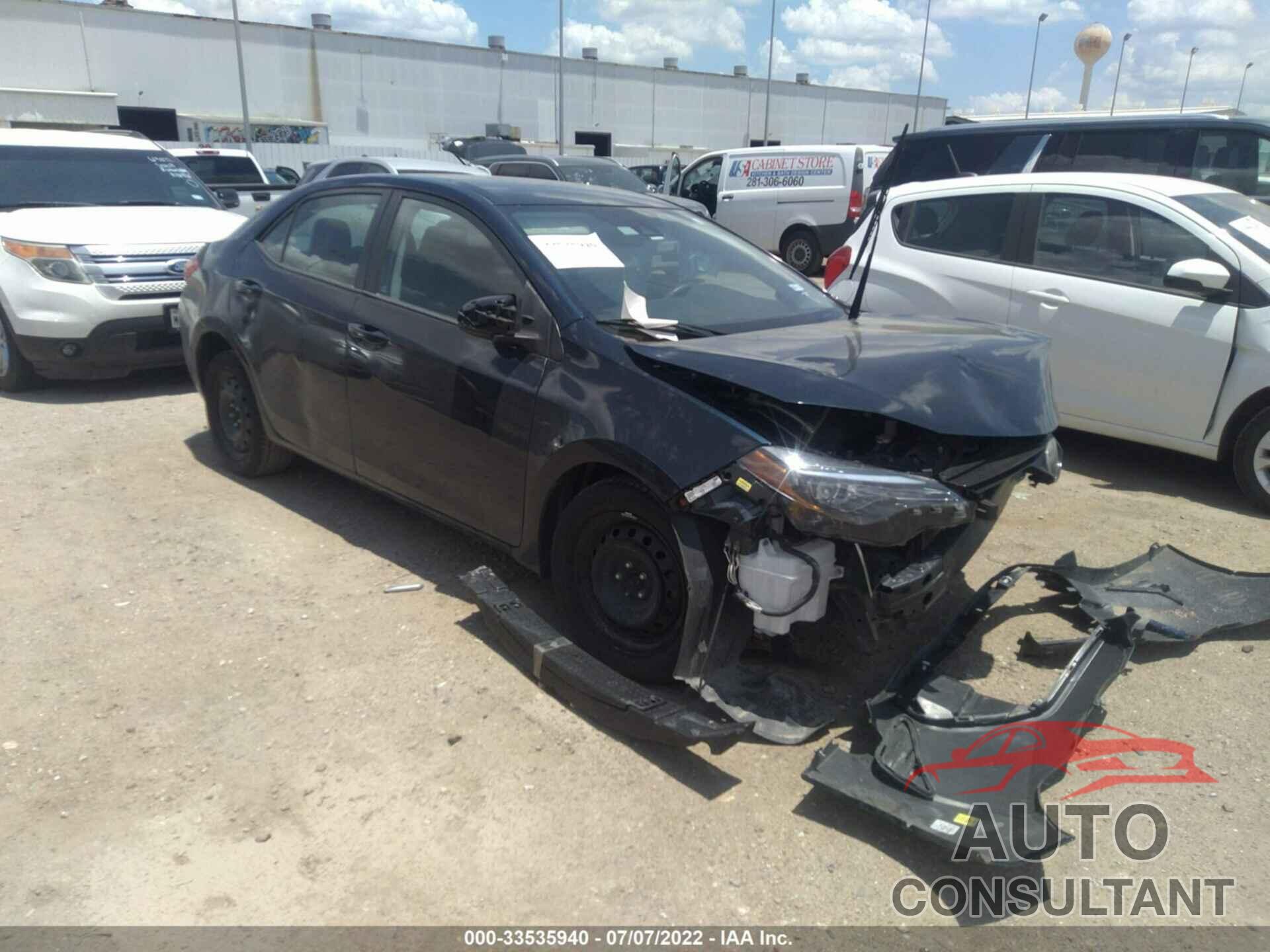 TOYOTA COROLLA 2017 - 2T1BURHE2HC855589