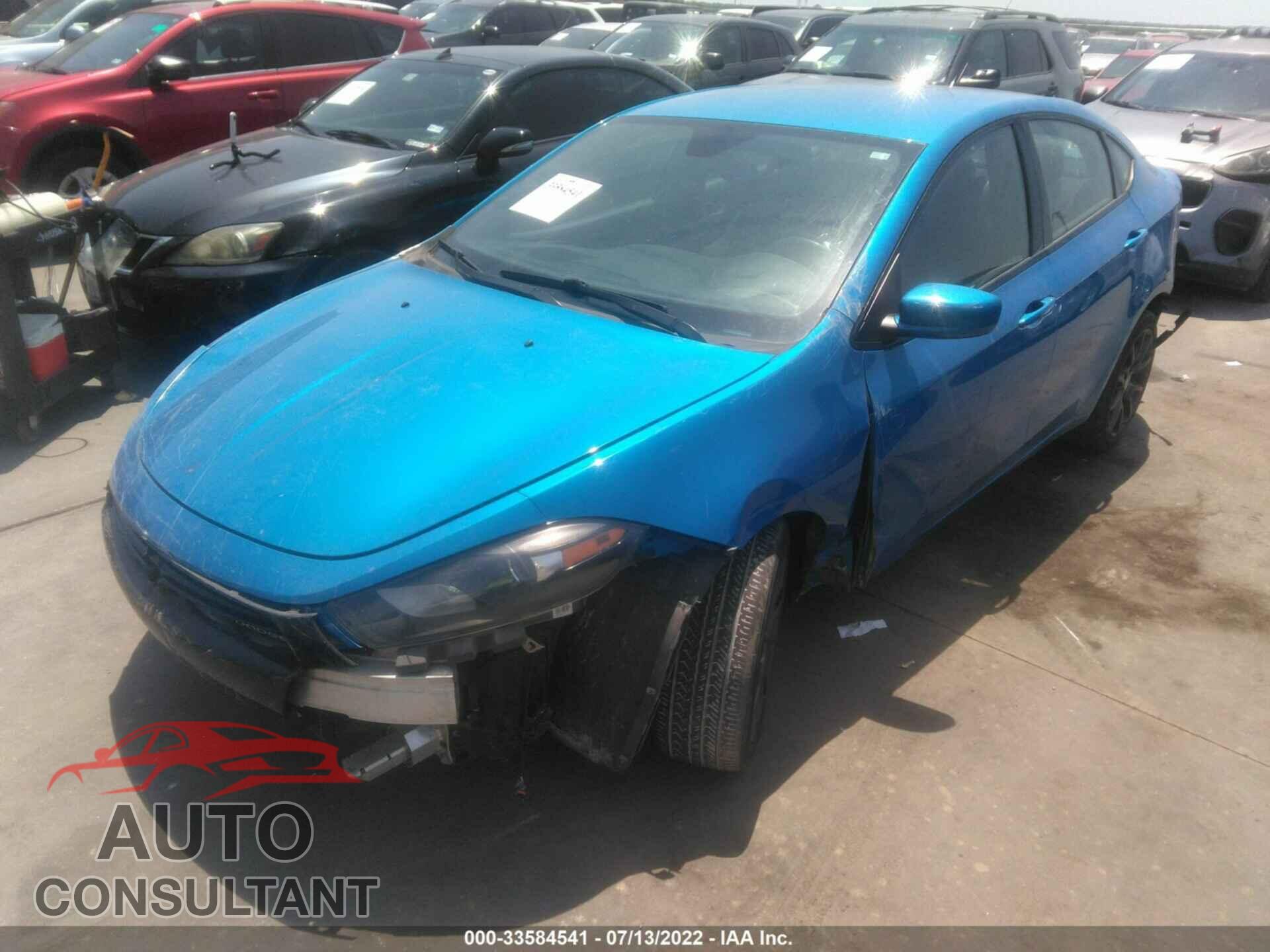 DODGE DART 2016 - 1C3CDFBB5GD539451
