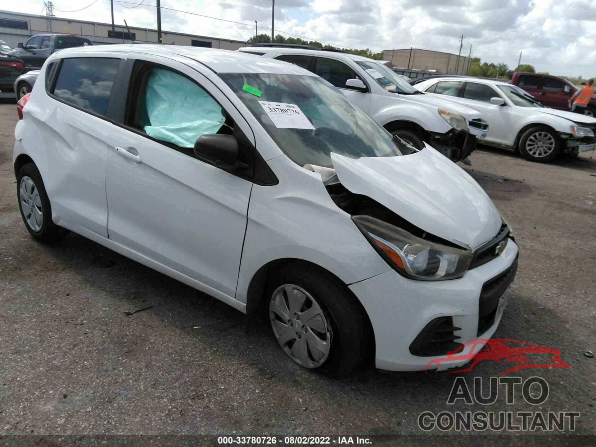 CHEVROLET SPARK 2016 - KL8CB6SA7GC622872