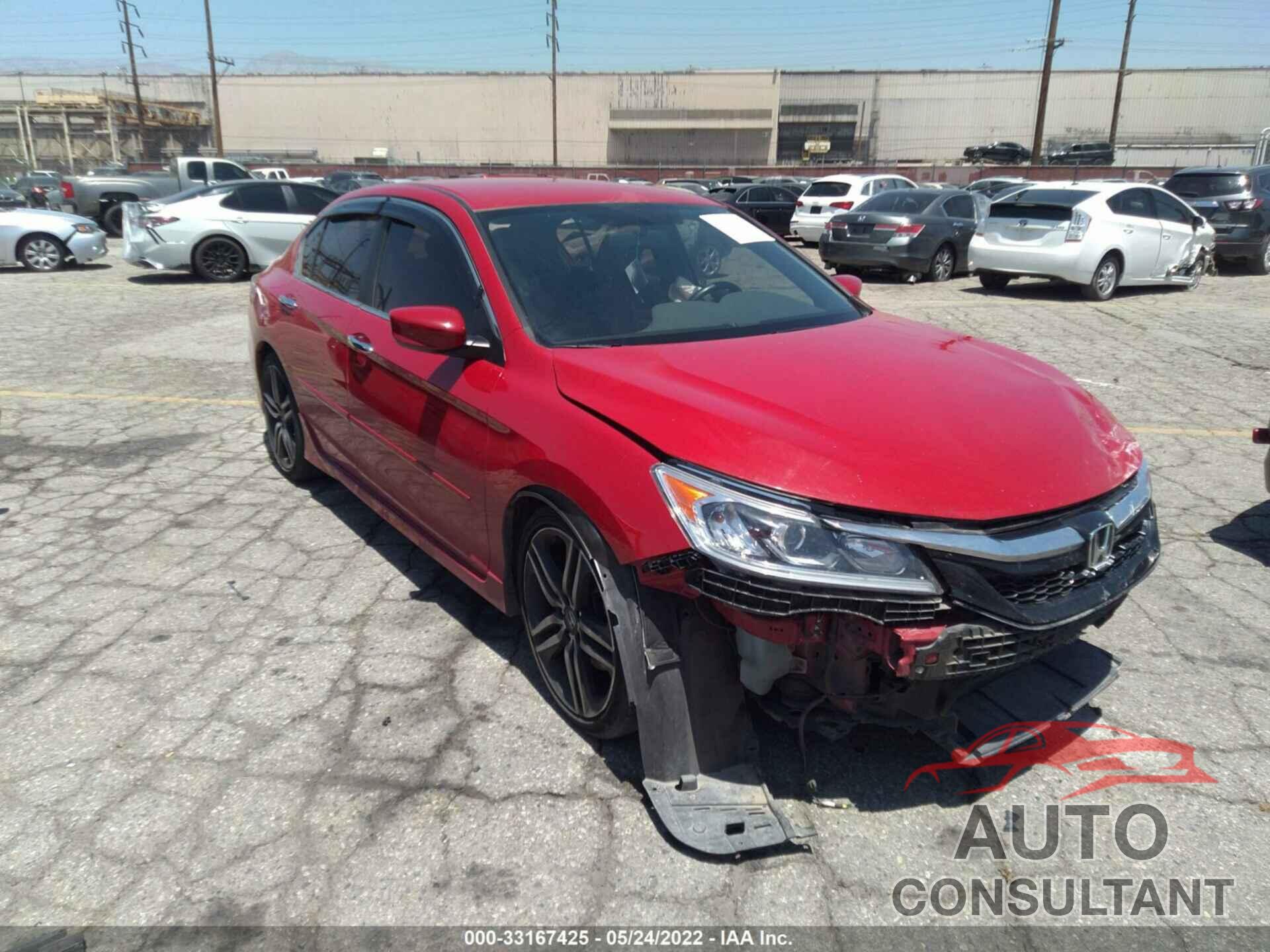 HONDA ACCORD SEDAN 2016 - 1HGCR2F5XGA097988