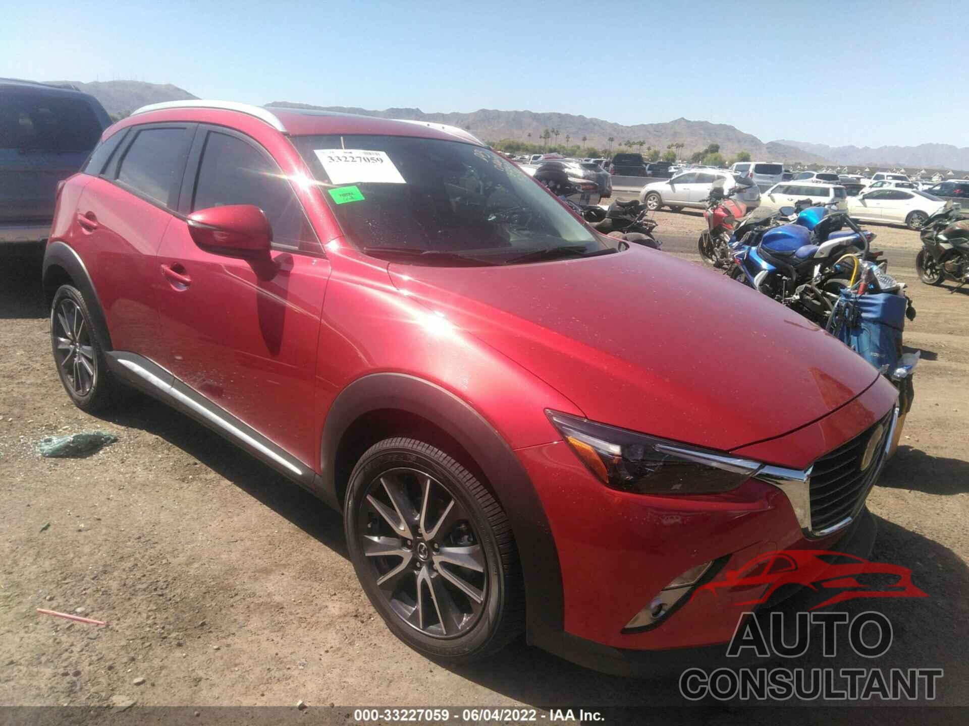 MAZDA CX-3 2018 - JM1DKDD78J0308237