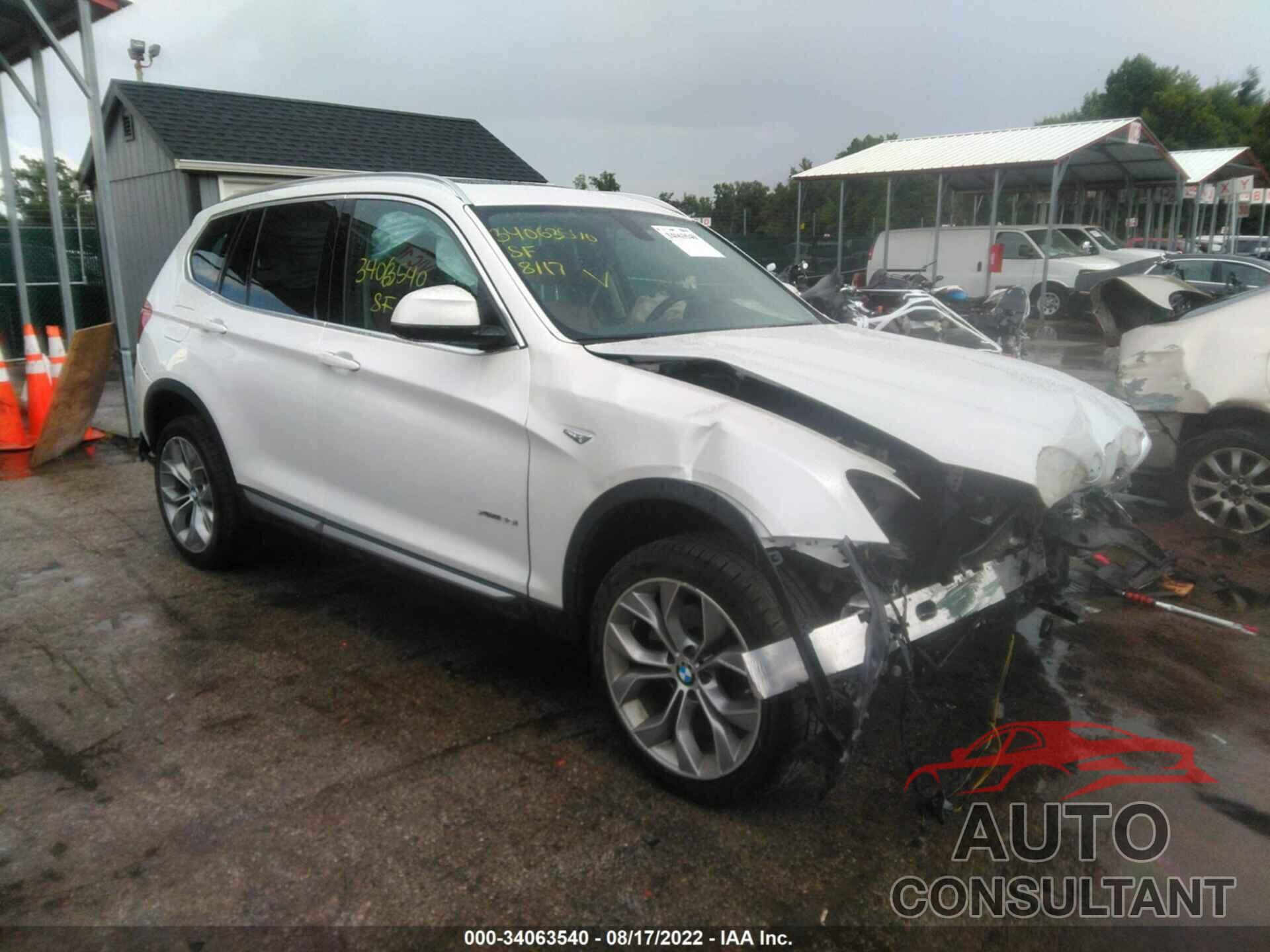 BMW X3 2017 - 5UXWX7C3XH0U43545