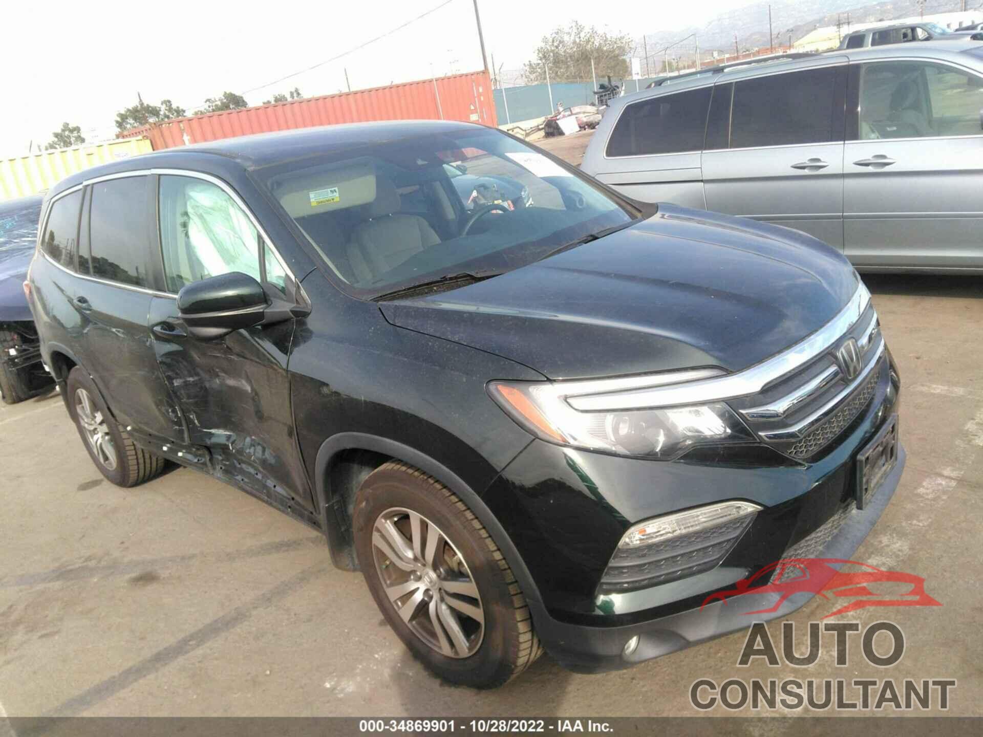 HONDA PILOT 2016 - 5FNYF5H44GB058842