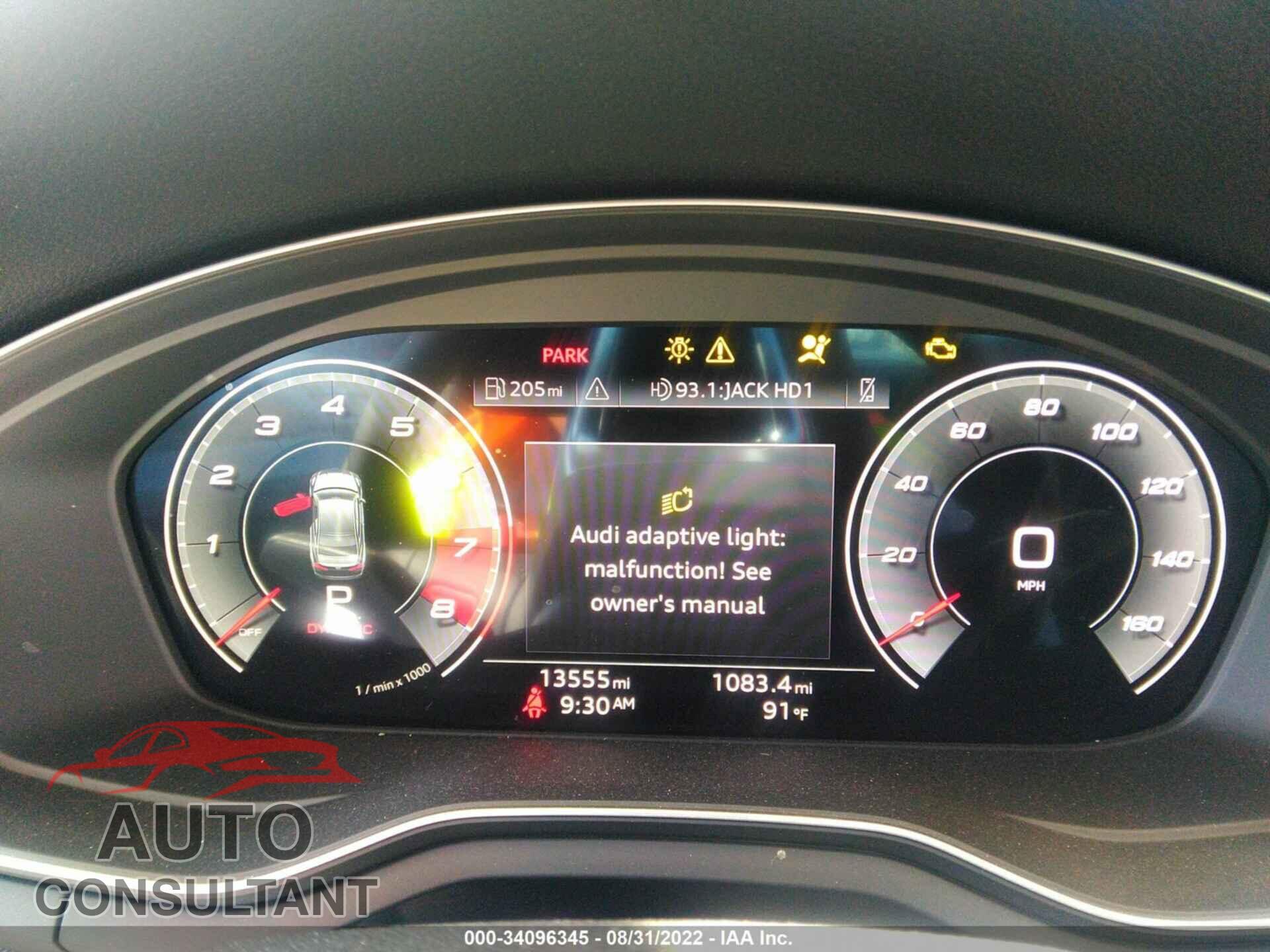 AUDI A5 COUPE 2021 - WAUTAAF59MA044353