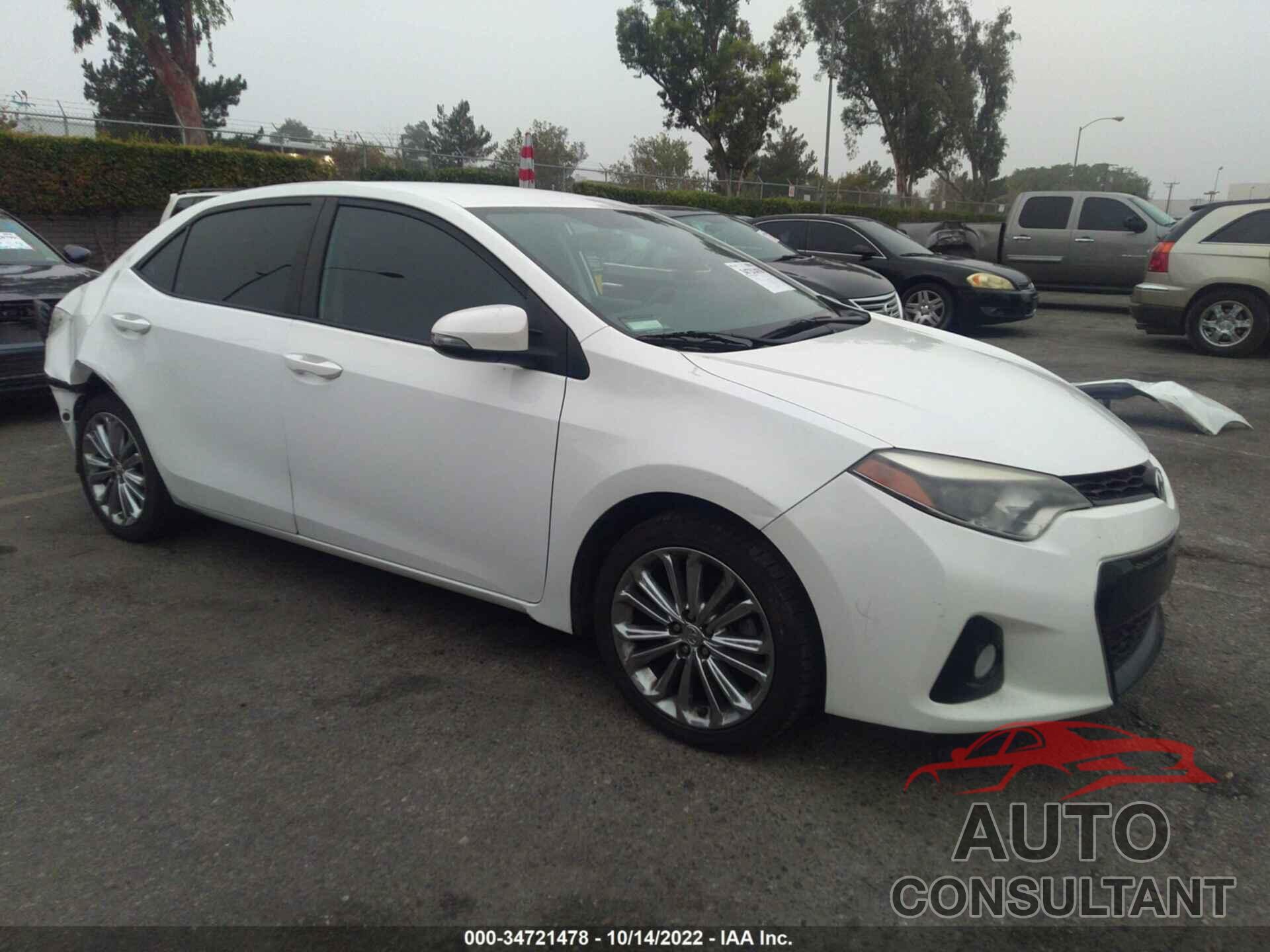 TOYOTA COROLLA 2016 - 5YFBURHE3GP433667
