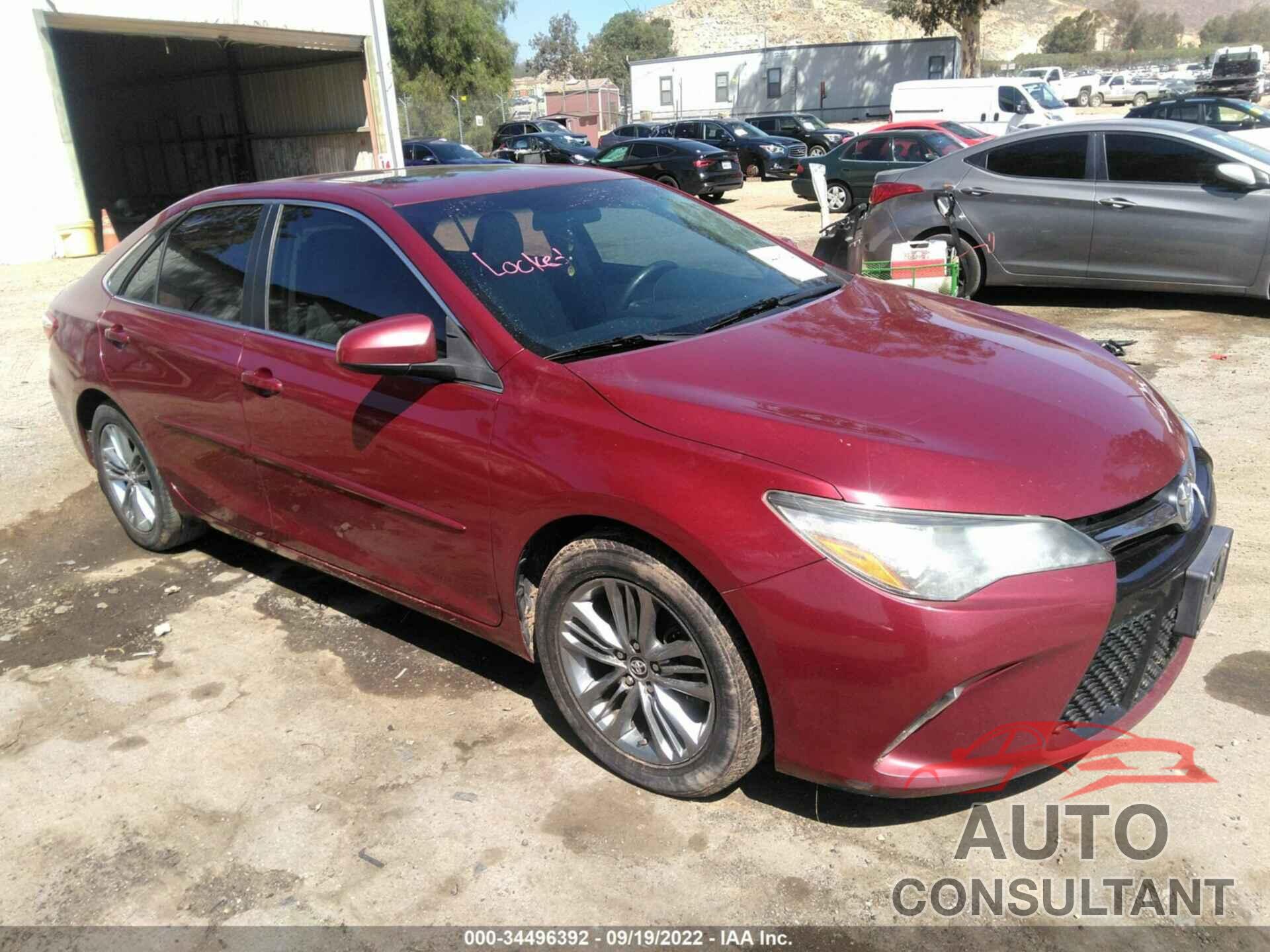 TOYOTA CAMRY 2016 - 4T1BF1FK6GU610926