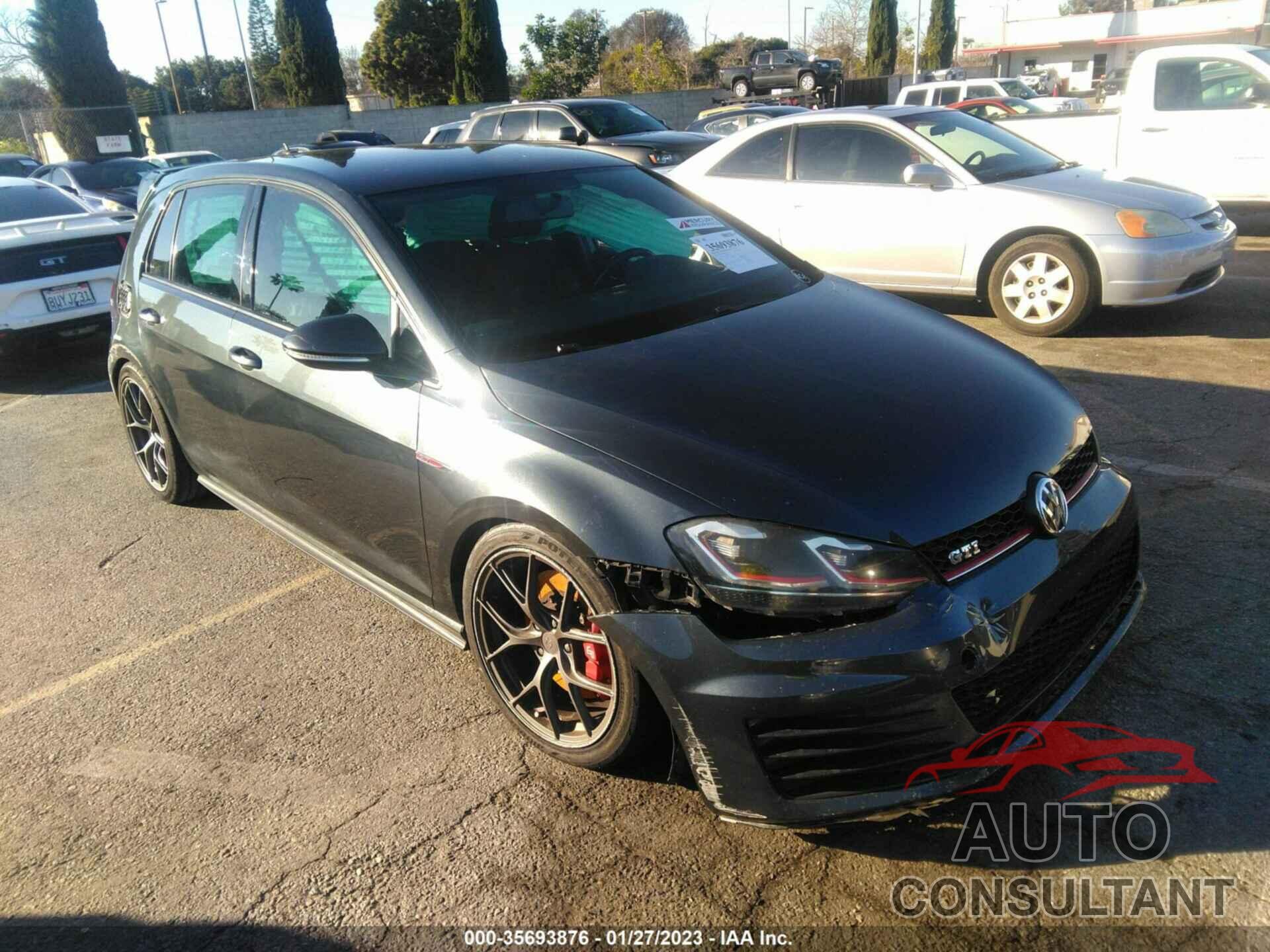 VOLKSWAGEN GOLF GTI 2016 - 3VW4T7AU9GM016074