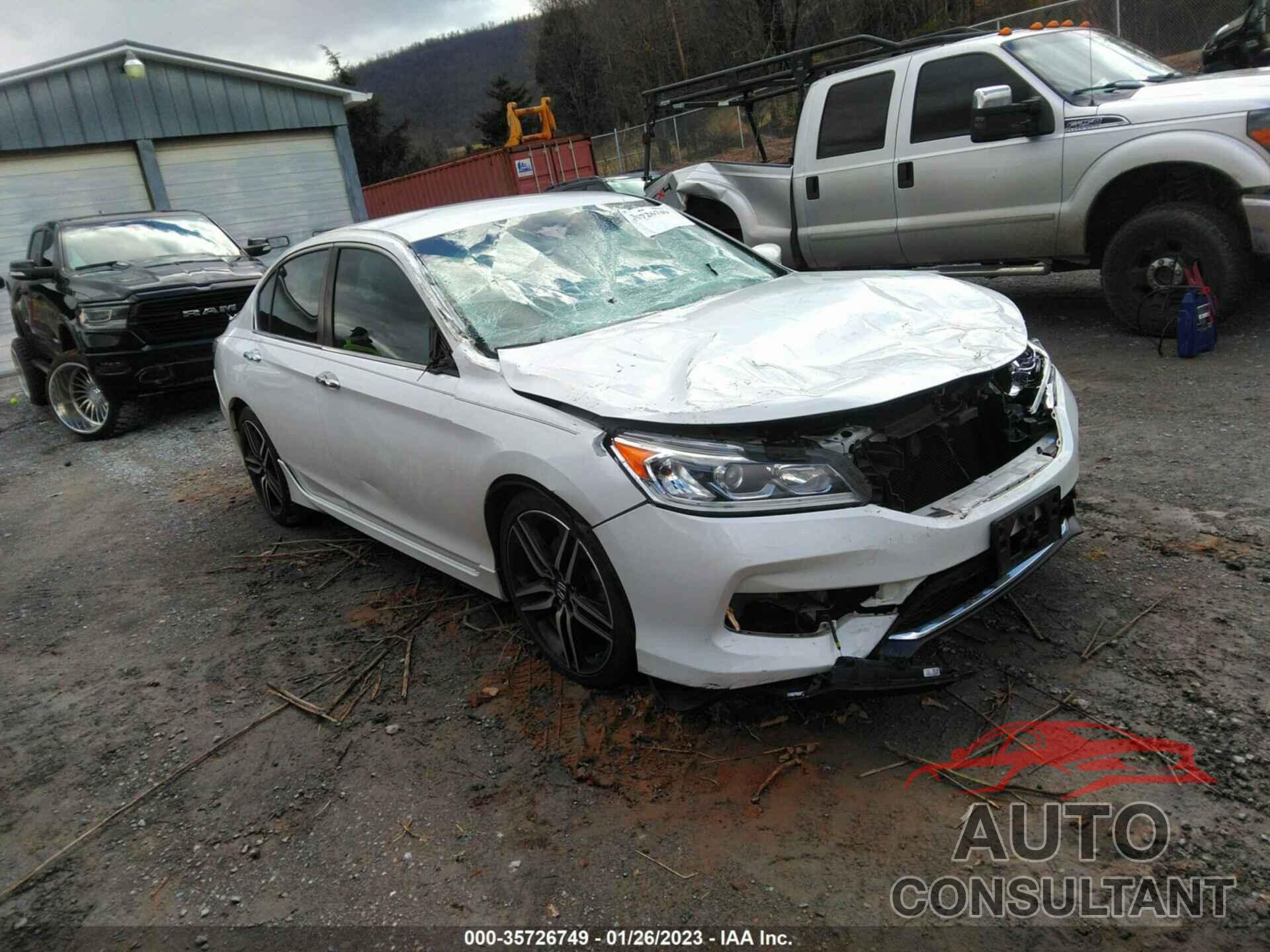 HONDA ACCORD SEDAN 2017 - 1HGCR2F5XHA124737