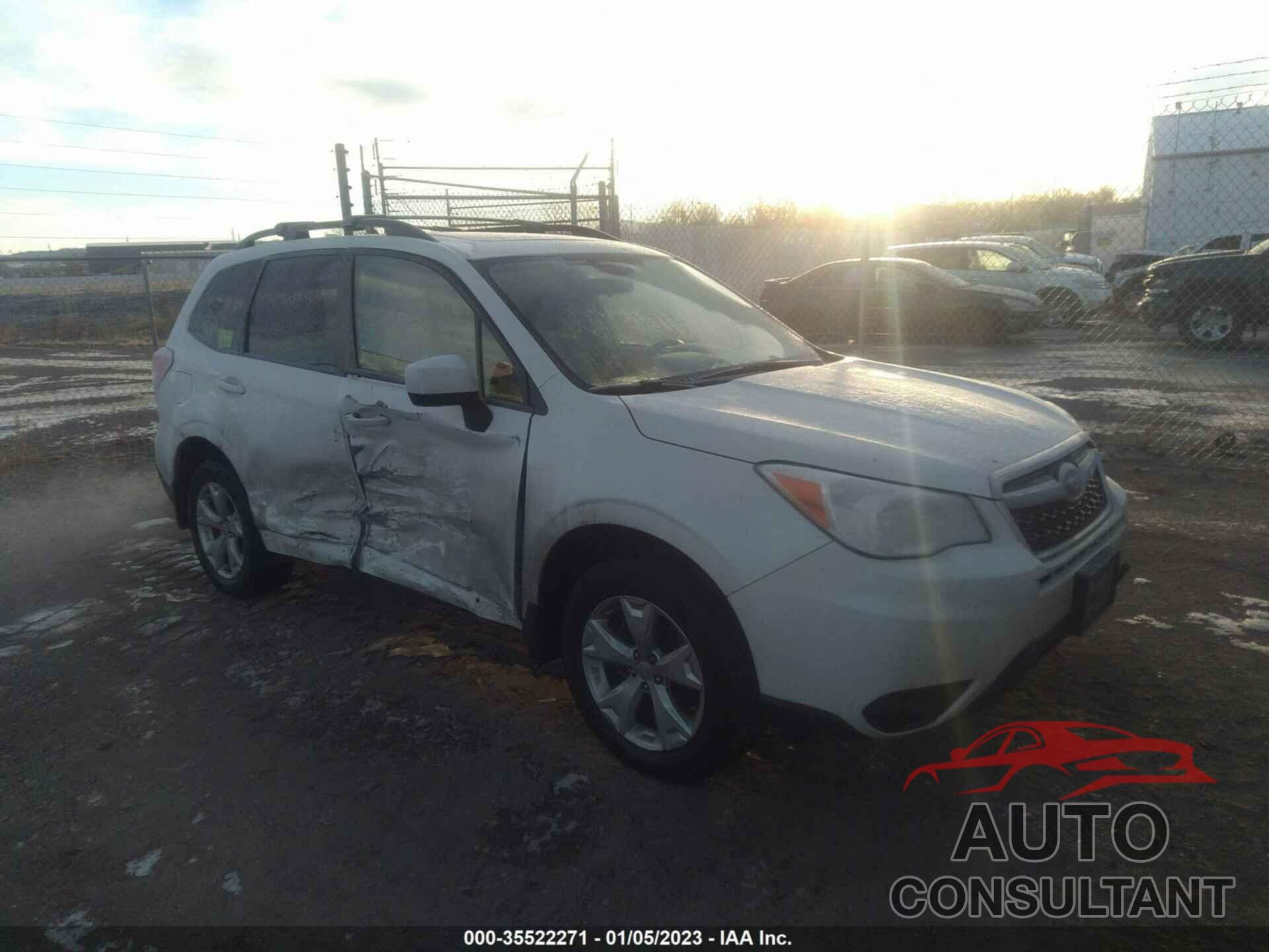 SUBARU FORESTER 2016 - JF2SJAFC3GH558564