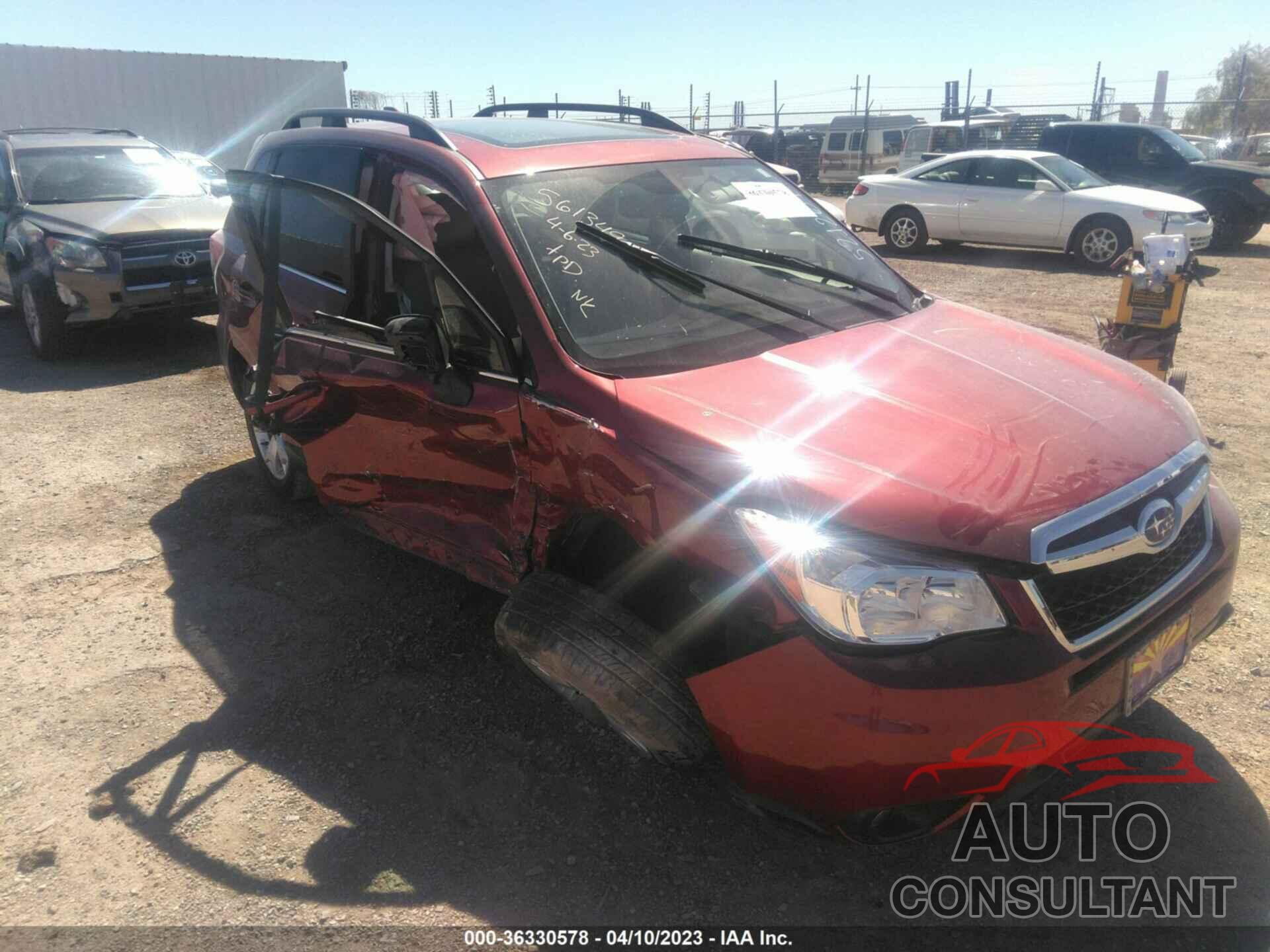 SUBARU FORESTER 2016 - JF2SJARC3GH521204
