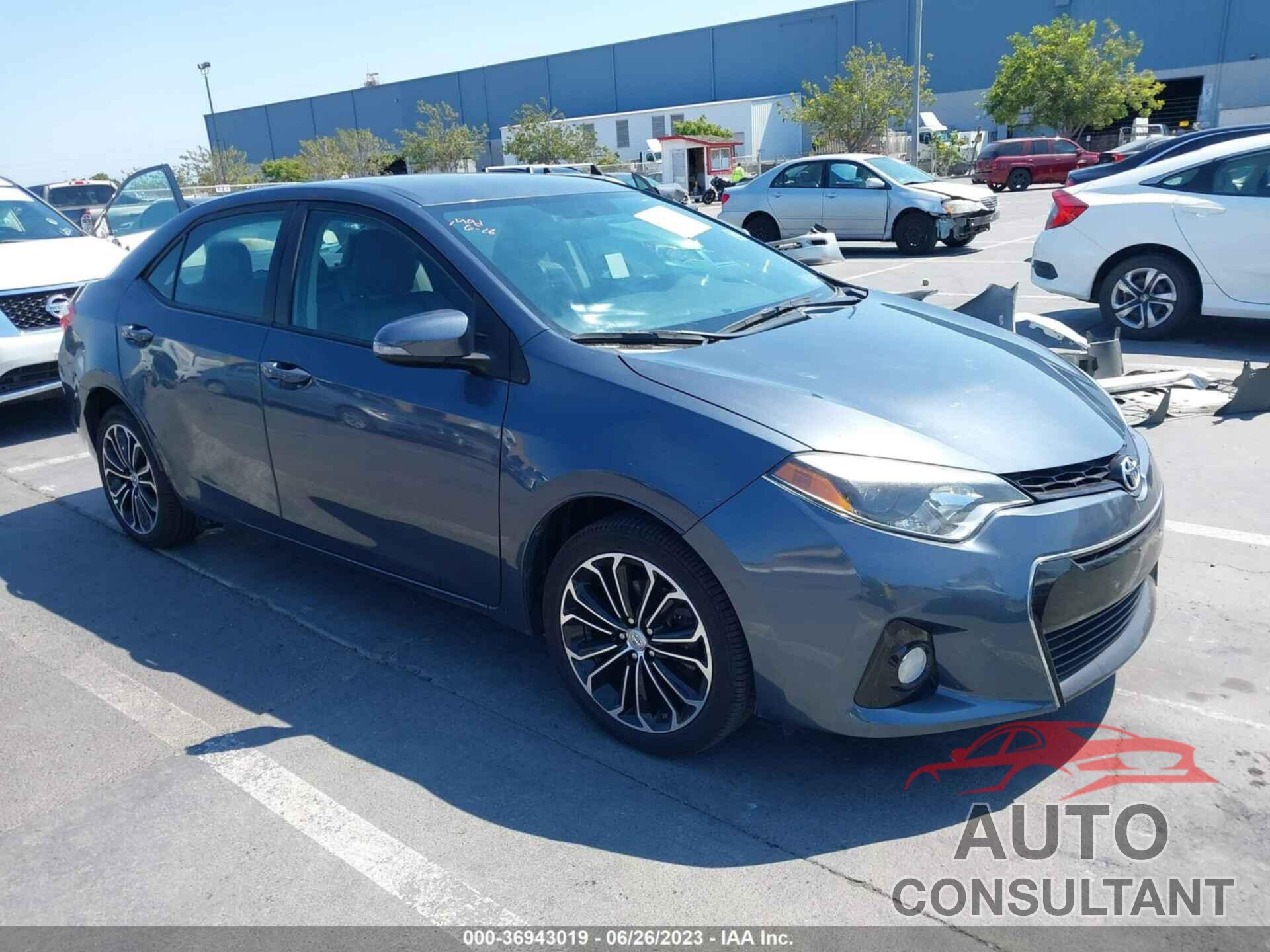 TOYOTA COROLLA 2016 - 5YFBURHE8GP473050