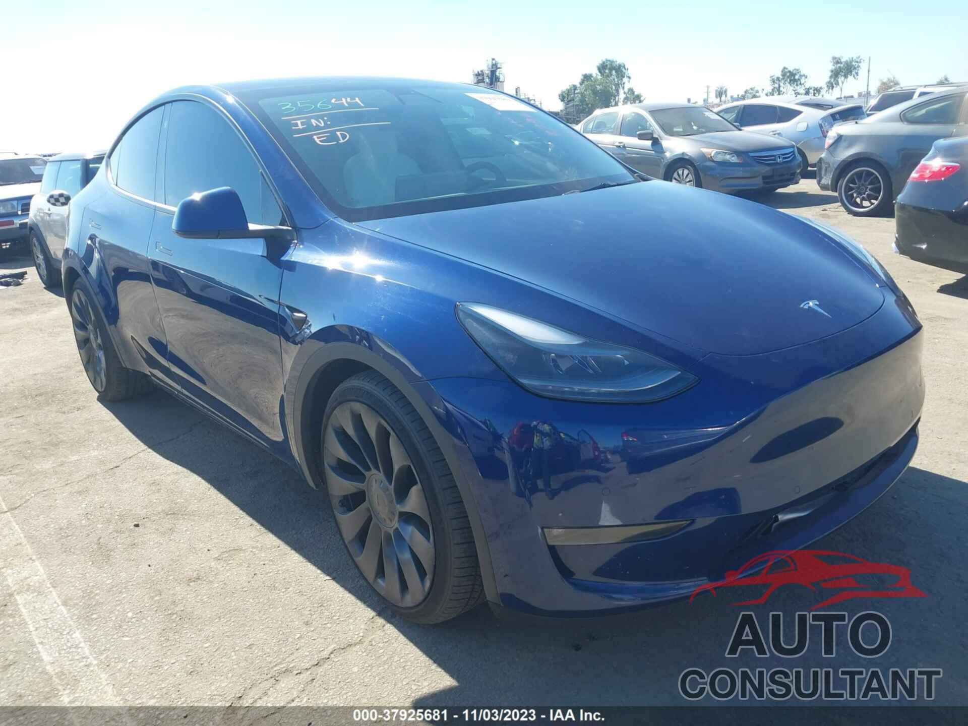 TESLA MODEL Y 2022 - 7SAYGDEF6NF350893