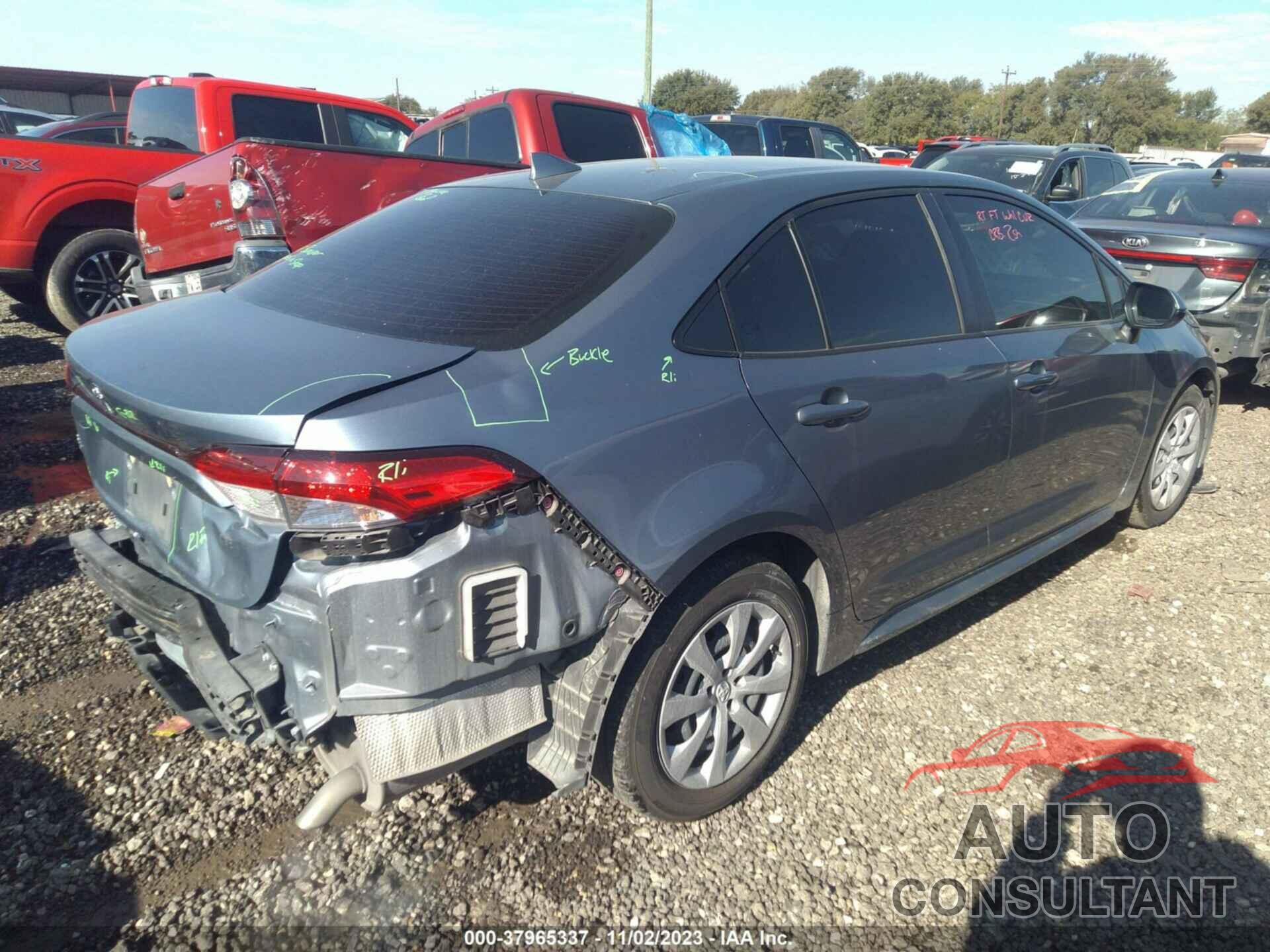 TOYOTA COROLLA 2022 - JTDEPMAEXN3015498