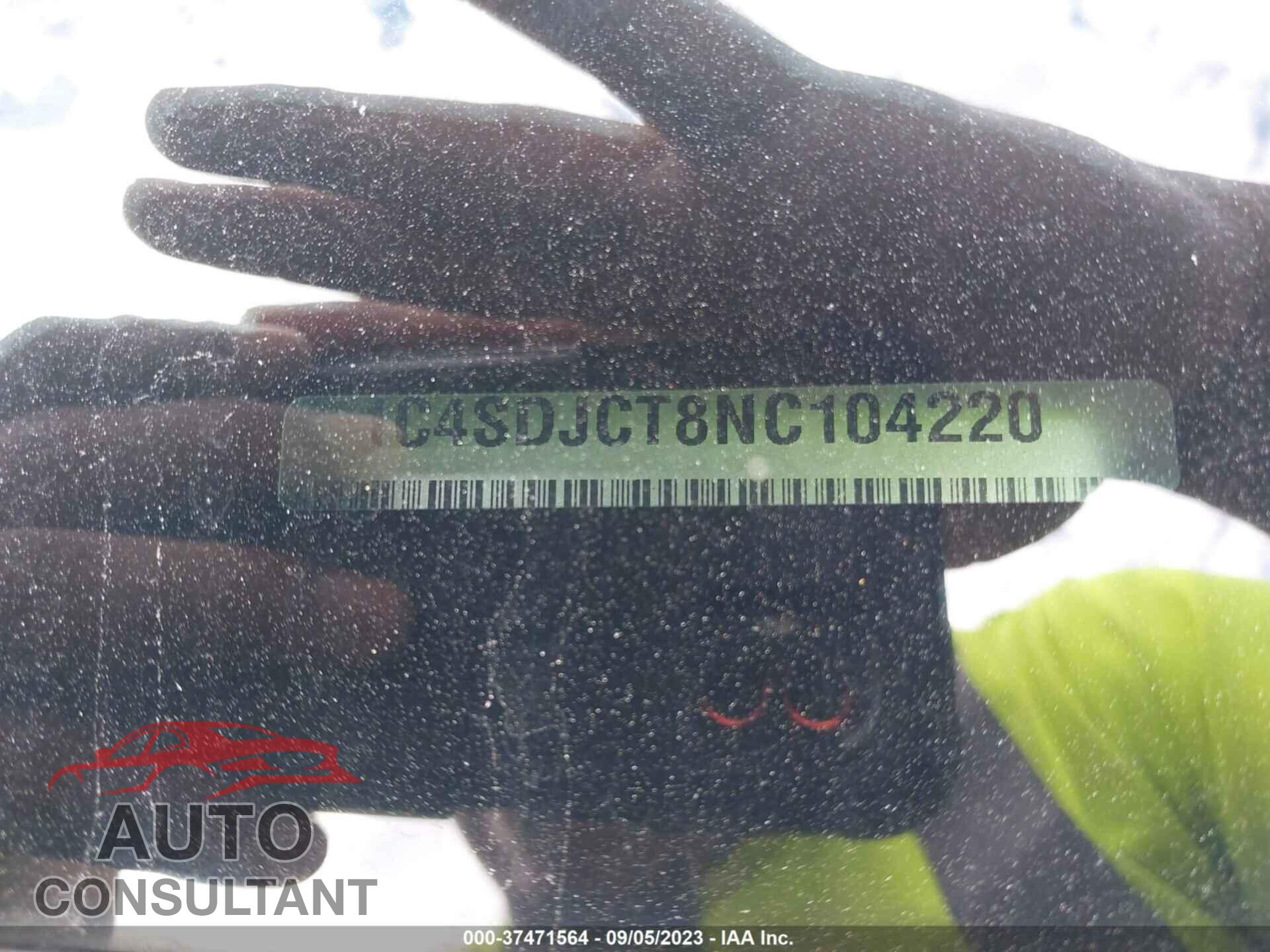 DODGE DURANGO 2022 - 1C4SDJCT8NC104220