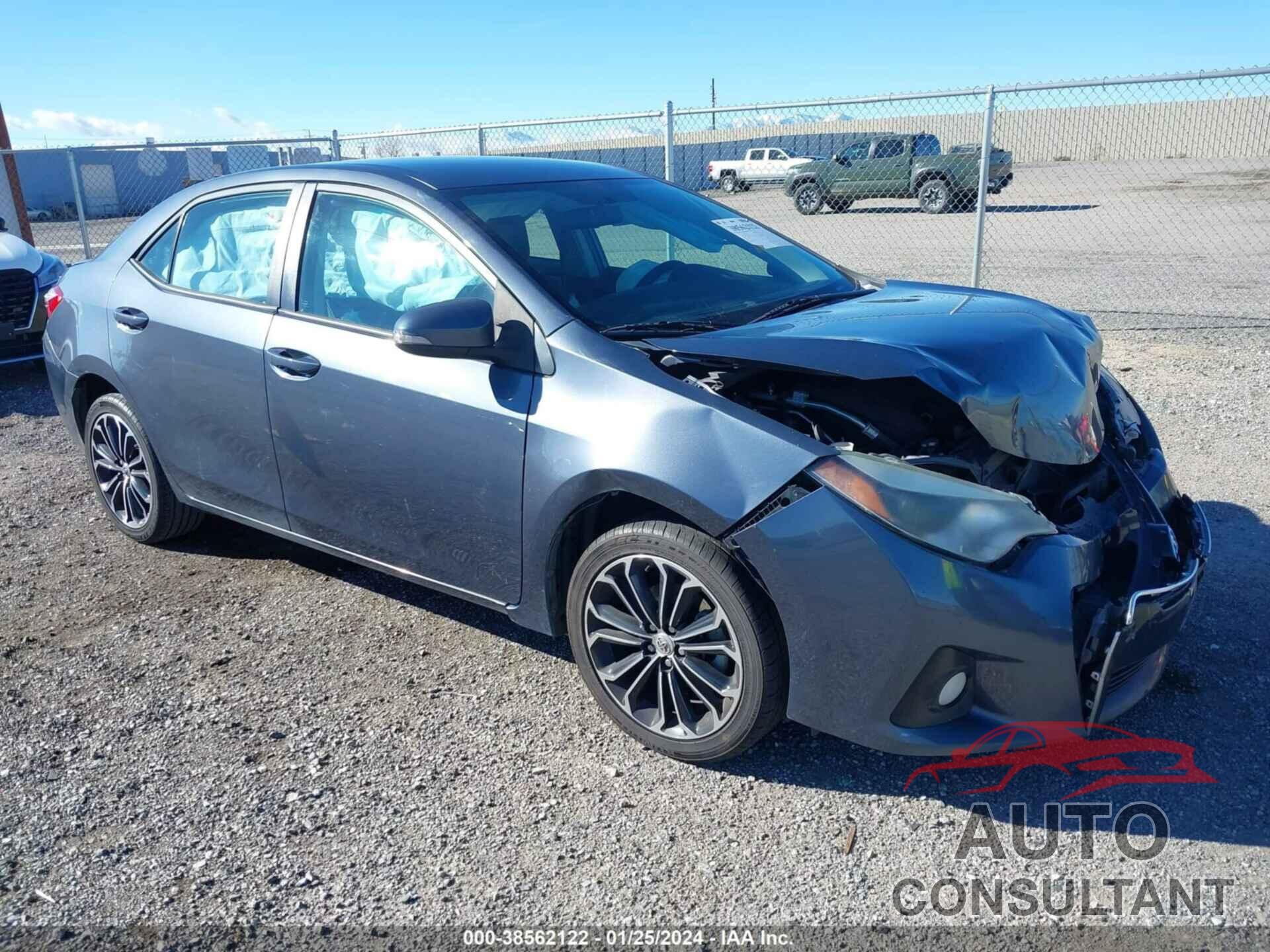 TOYOTA COROLLA 2016 - 5YFBURHE5GP478447