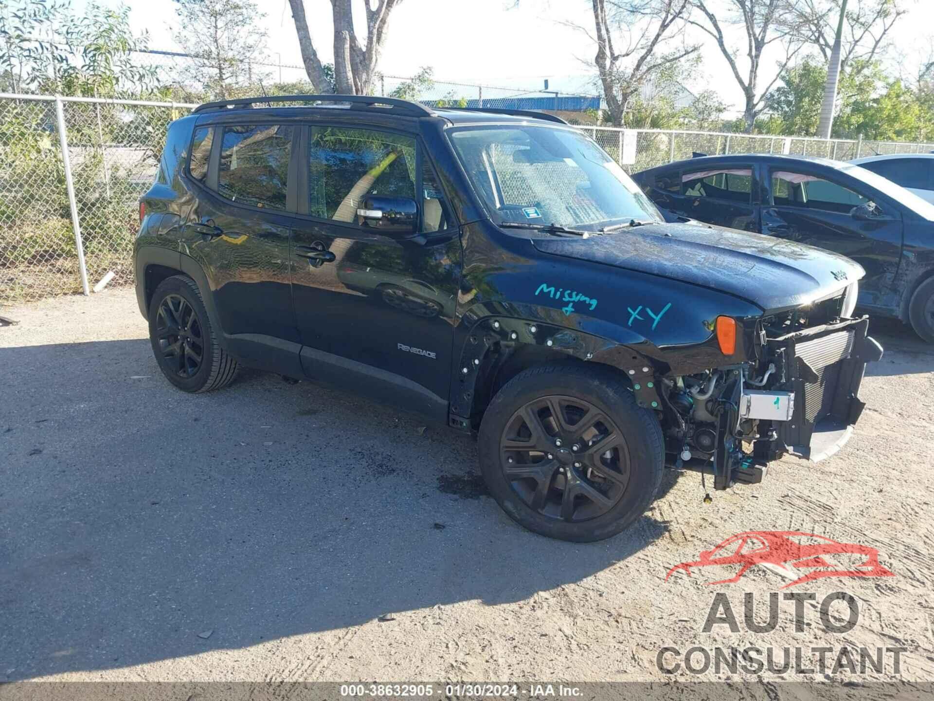 JEEP RENEGADE 2017 - ZACCJABB6HPF11314