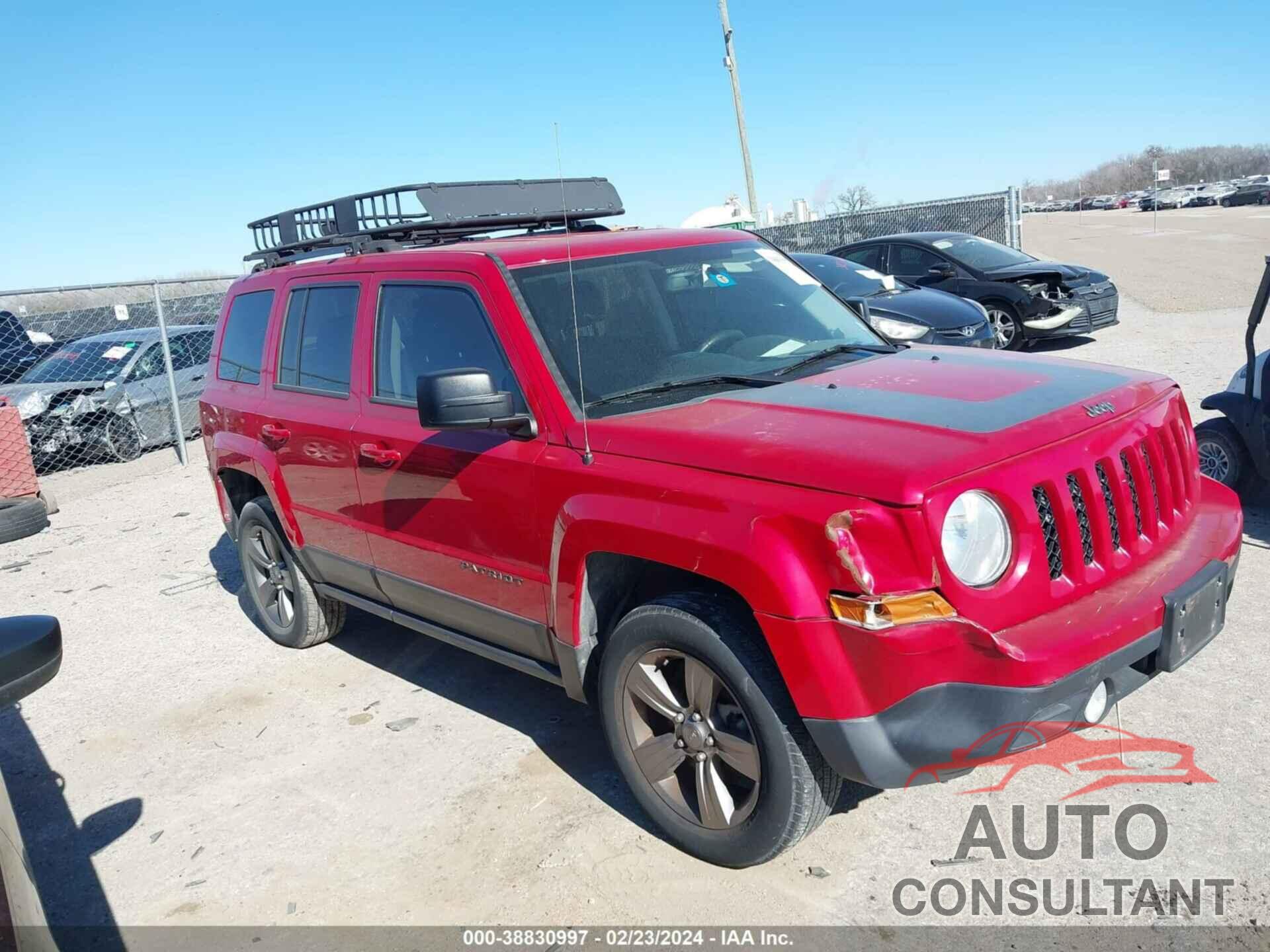 JEEP PATRIOT 2016 - 1C4NJPBA3GD726634