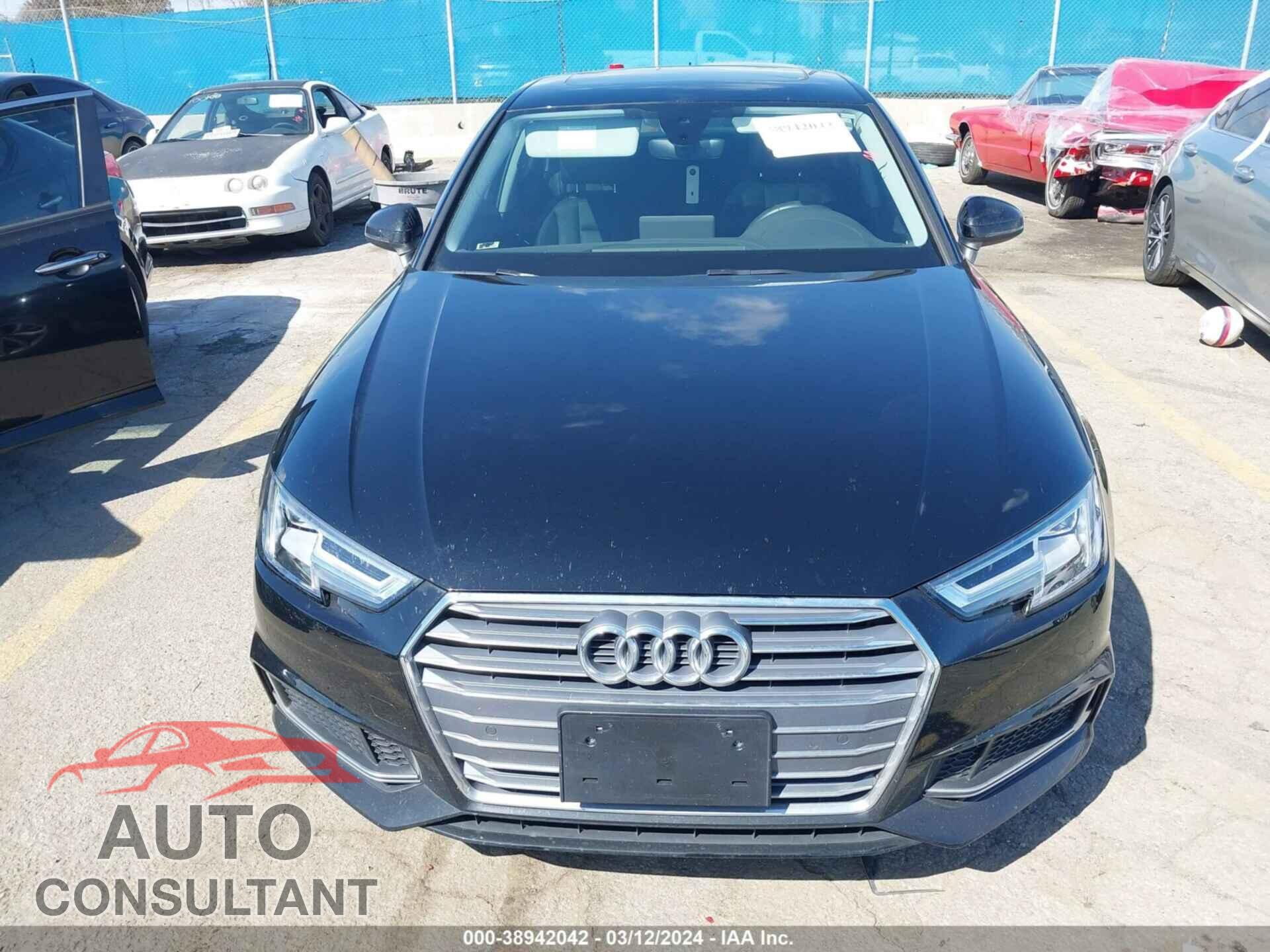 AUDI A4 2019 - WAUHMAF42KA024723