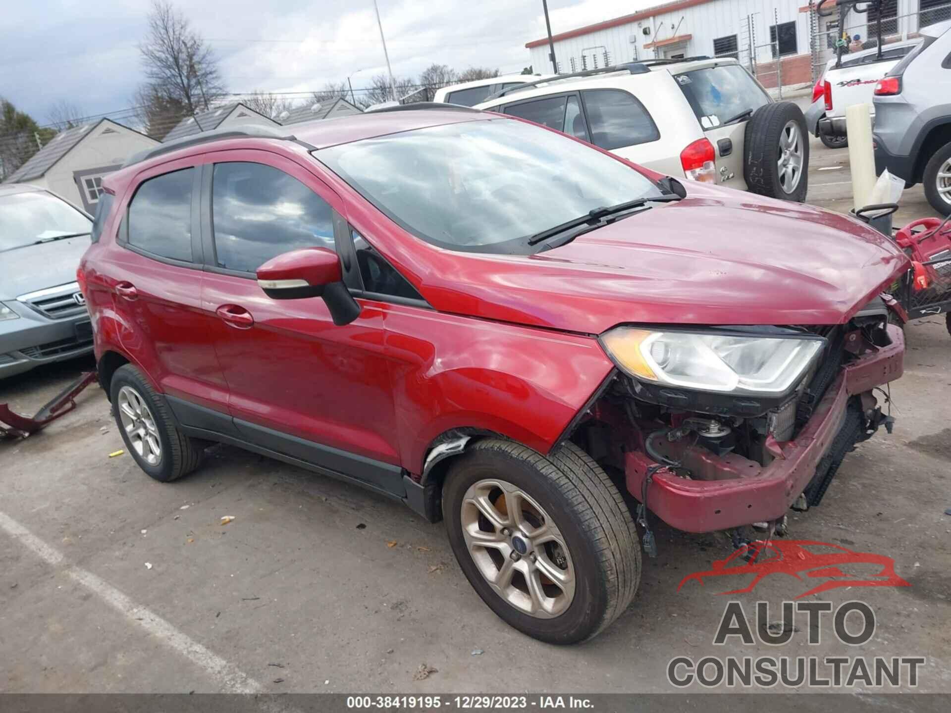 FORD ECOSPORT 2018 - MAJ3P1TE2JC159162