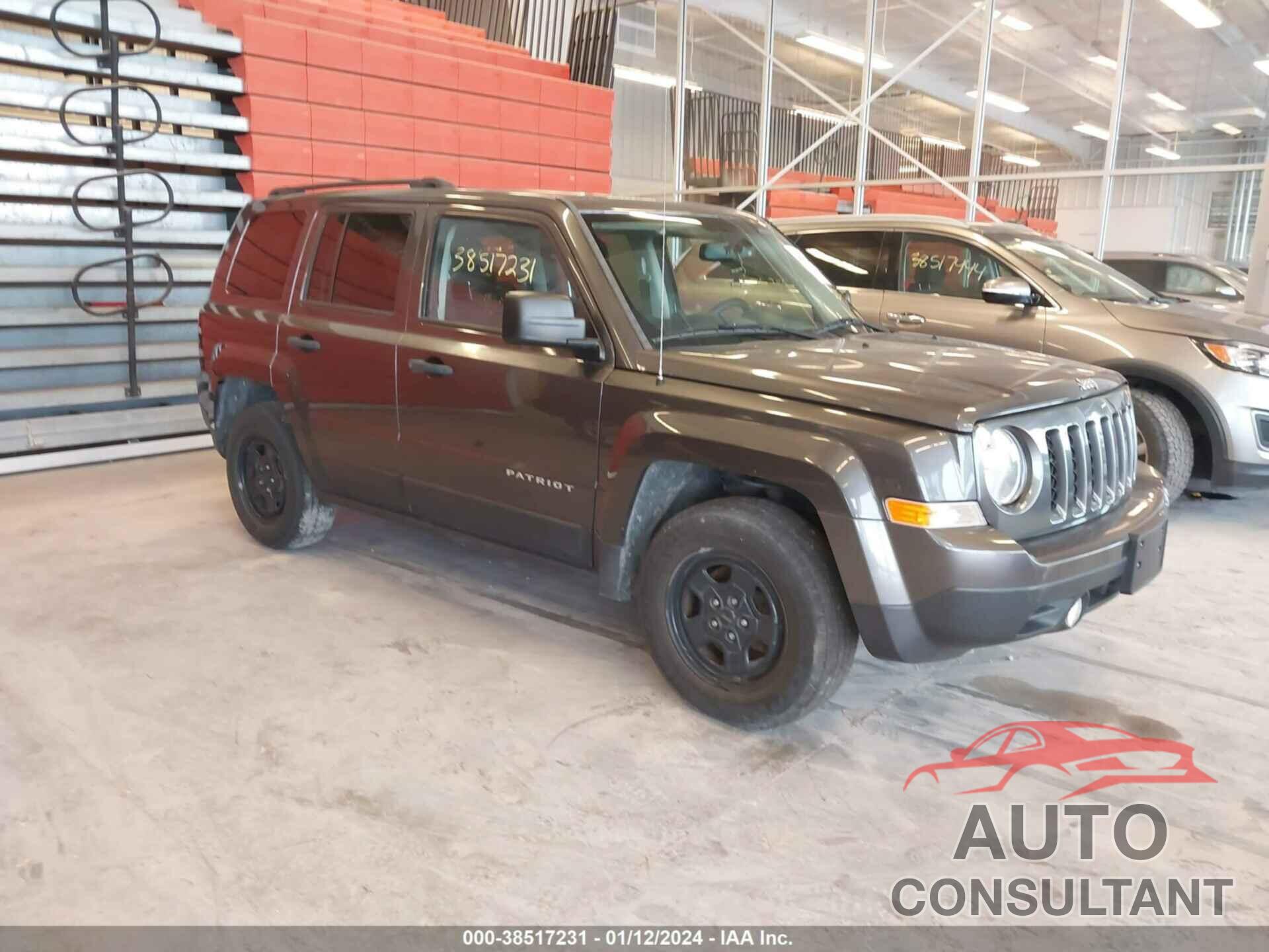 JEEP PATRIOT 2017 - 1C4NJPBA6HD209815