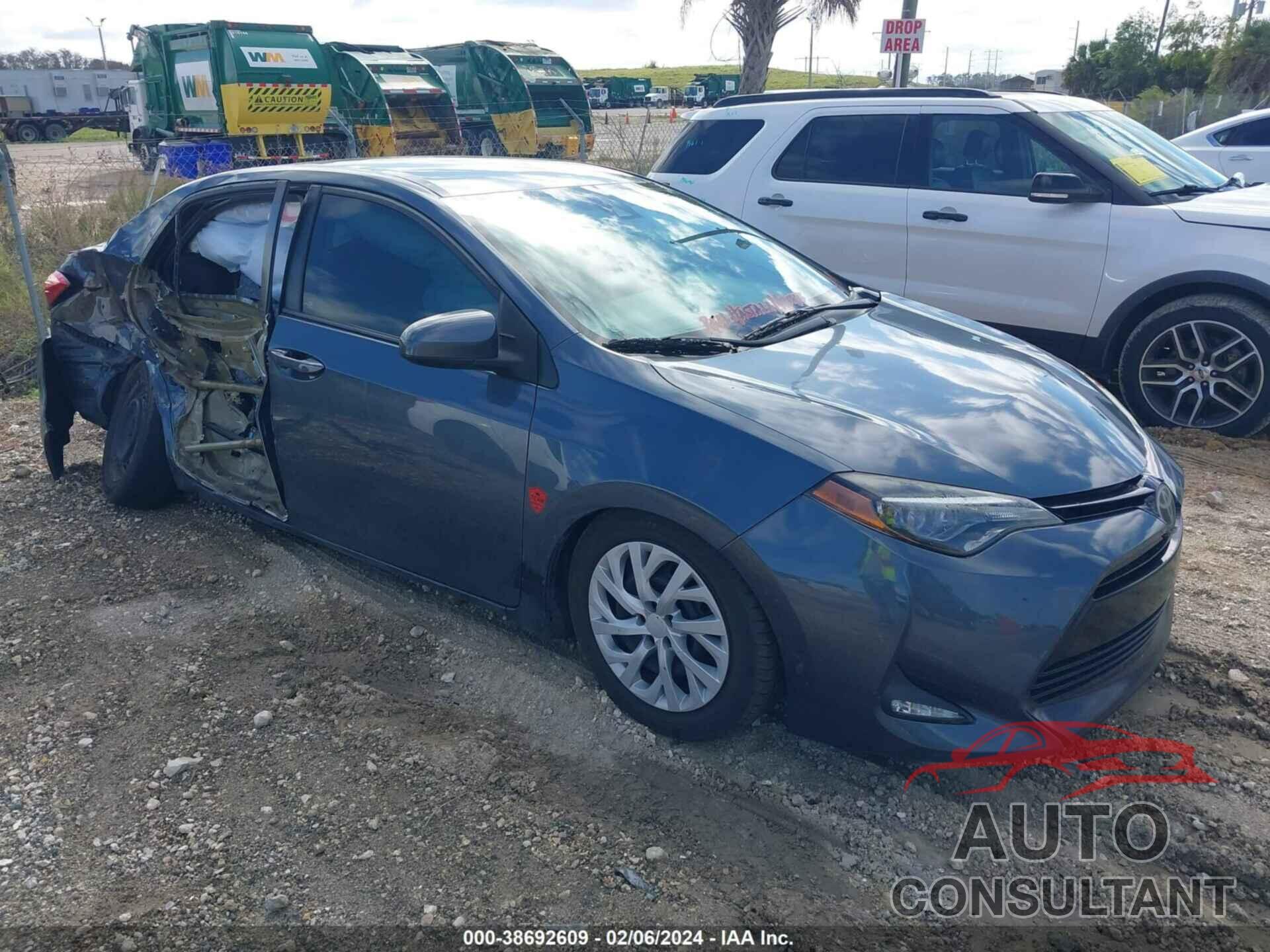 TOYOTA COROLLA 2017 - 2T1BURHE5HC960661
