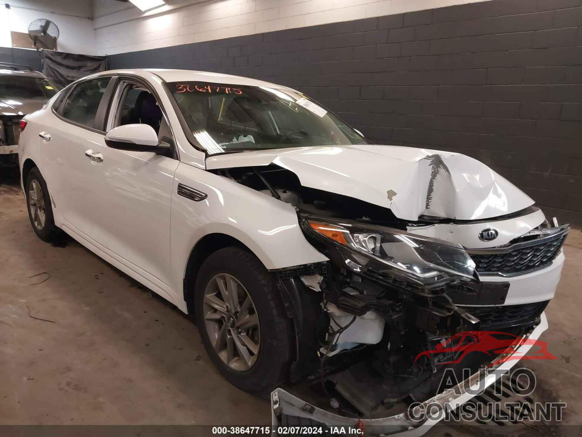 KIA OPTIMA 2019 - 5XXGT4L3XKG302268