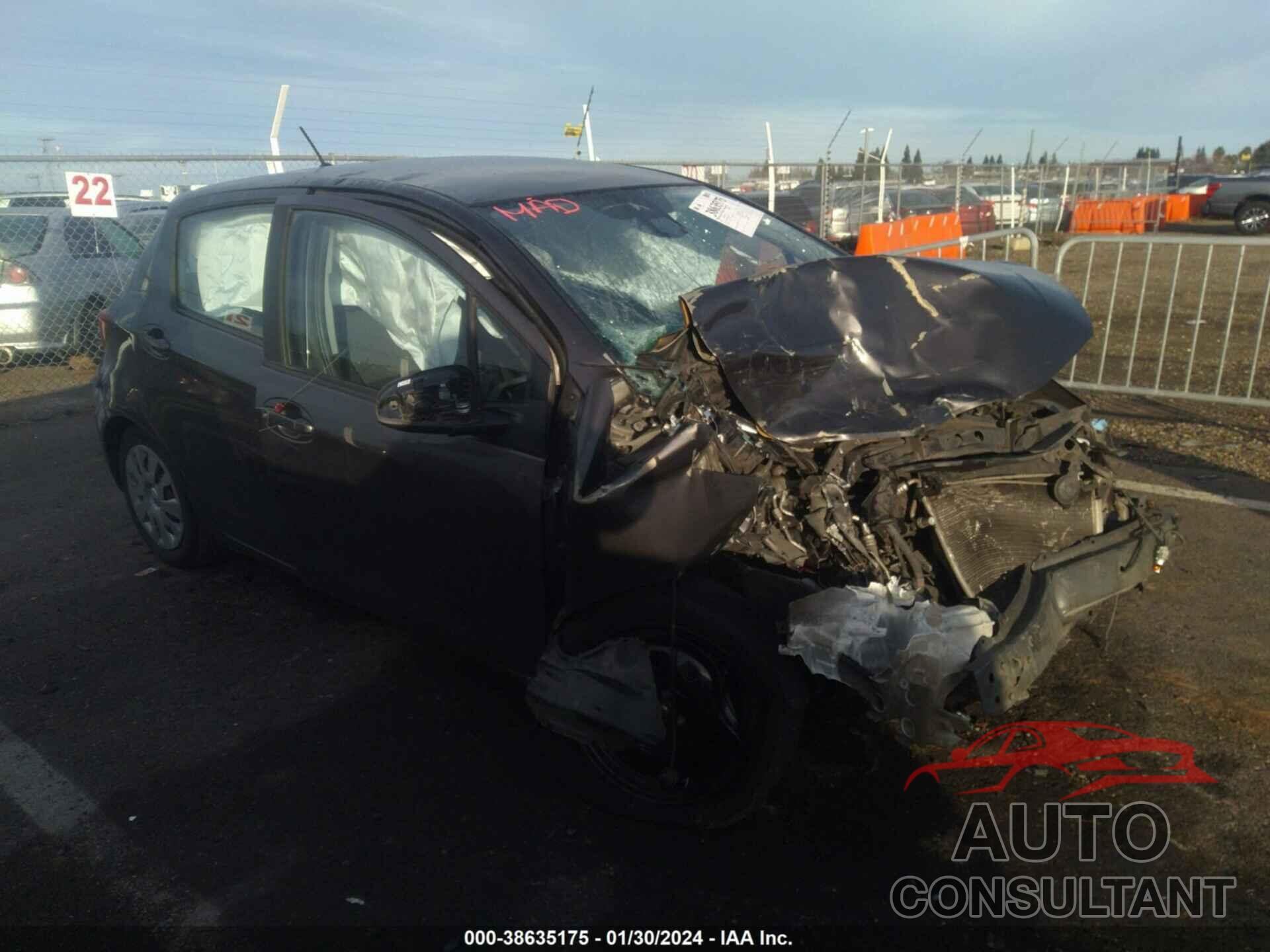 TOYOTA YARIS 2017 - VNKKTUD35HA084549