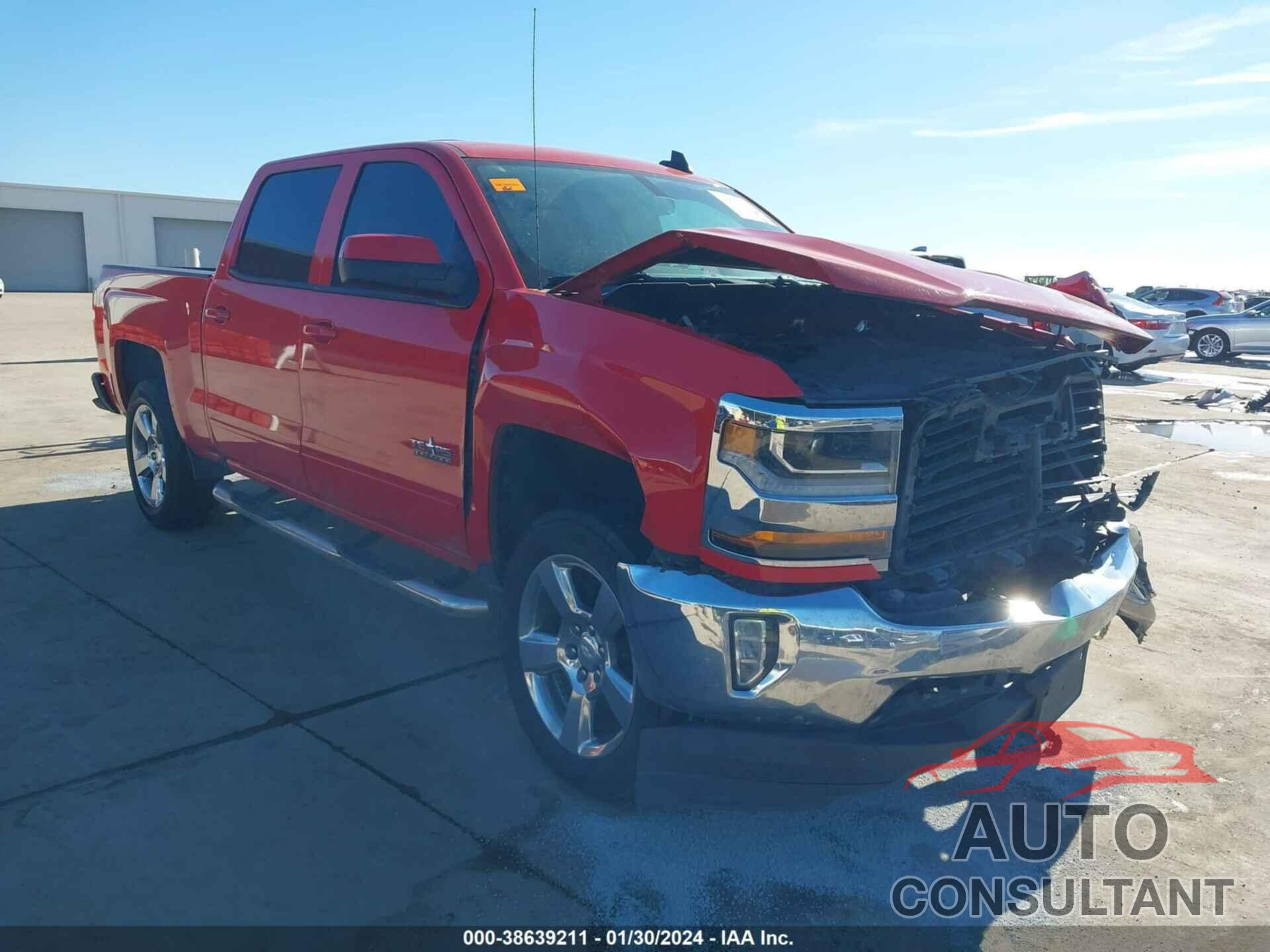 CHEVROLET SILVERADO 1500 2018 - 3GCUKREC2JG383133